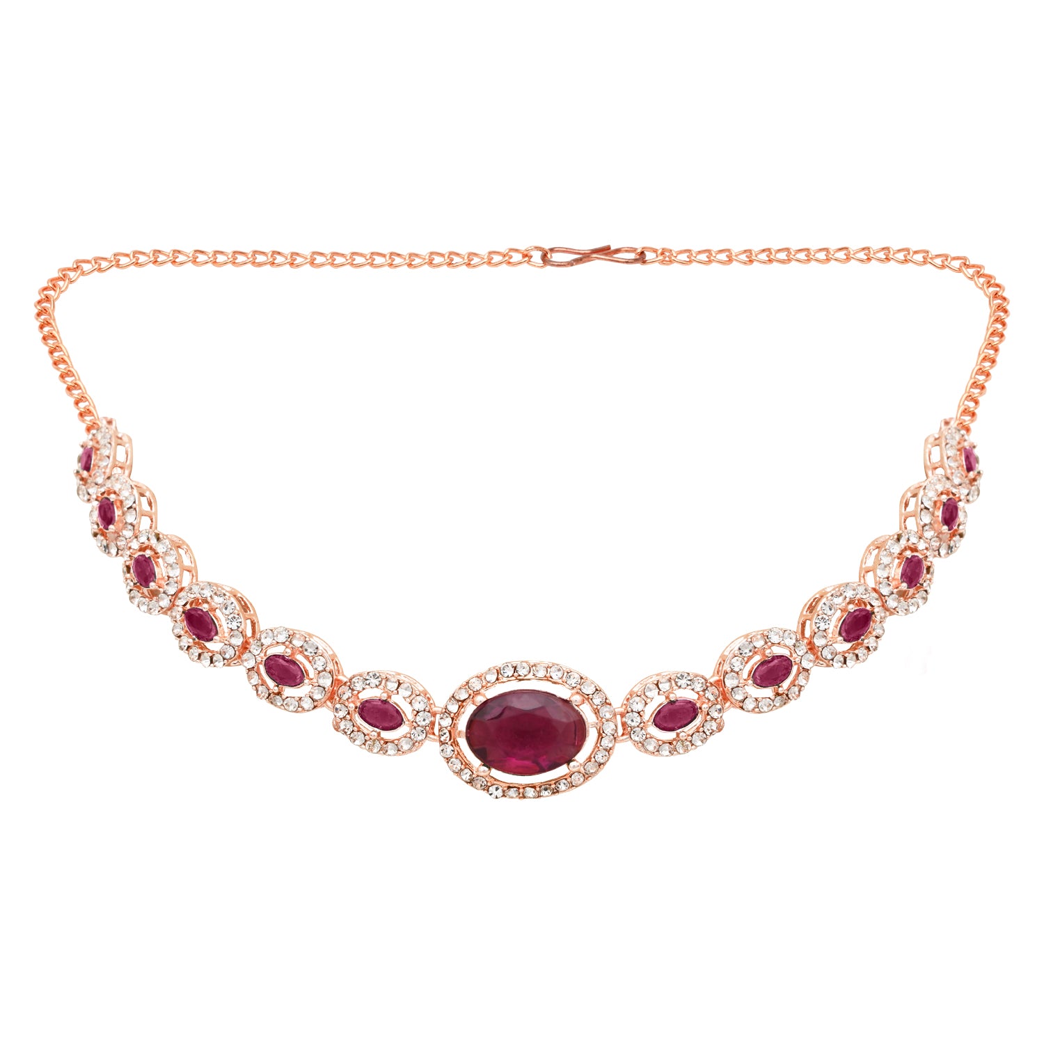 Ruvina Wine Necklace Set