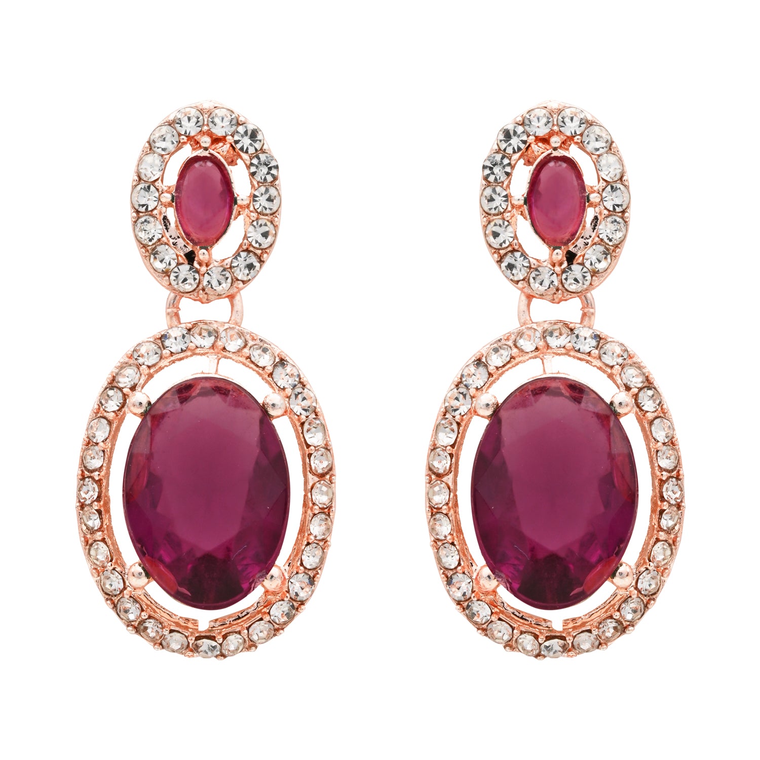 Ruvina Wine Necklace Set