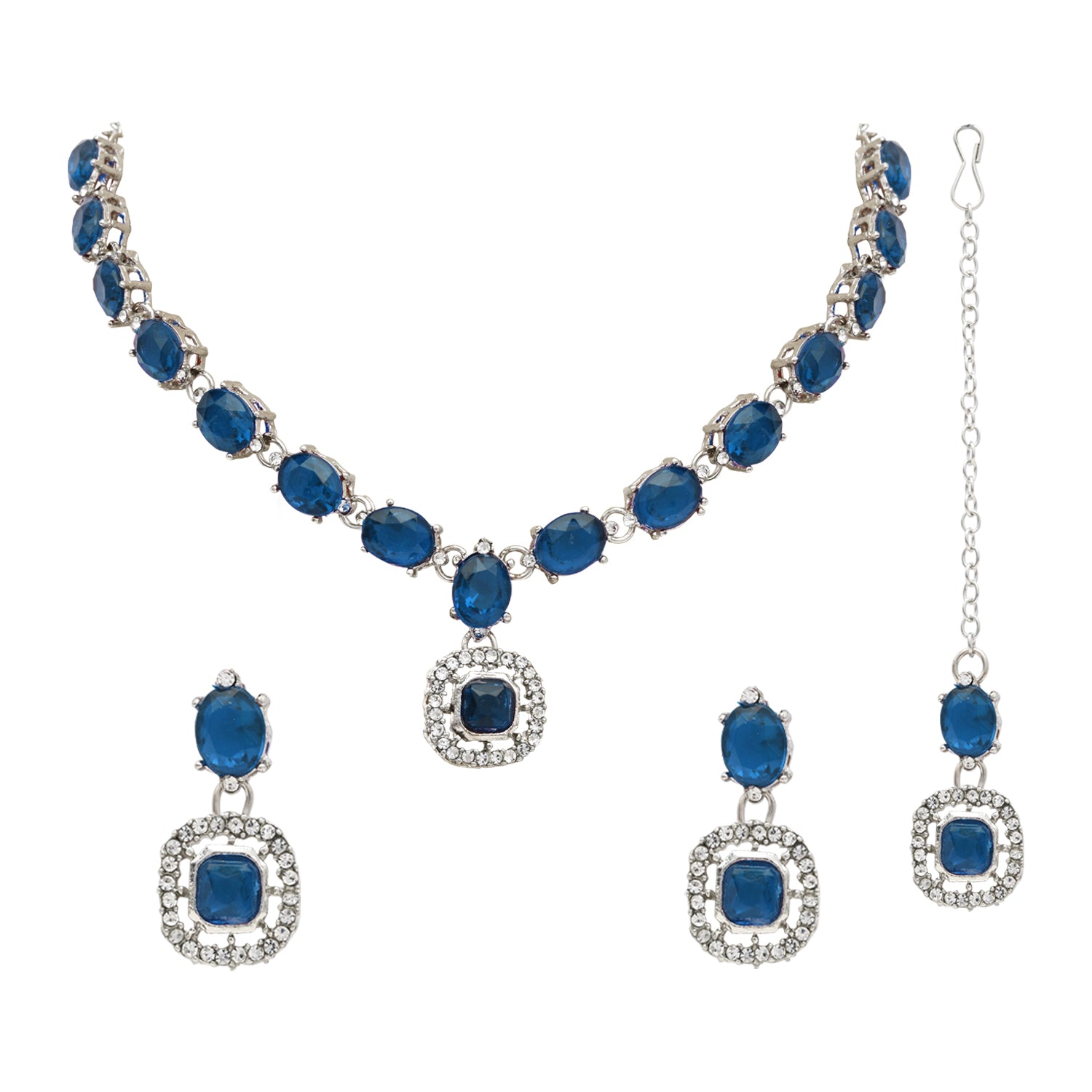 Sivanya Silver Montana Necklace Set