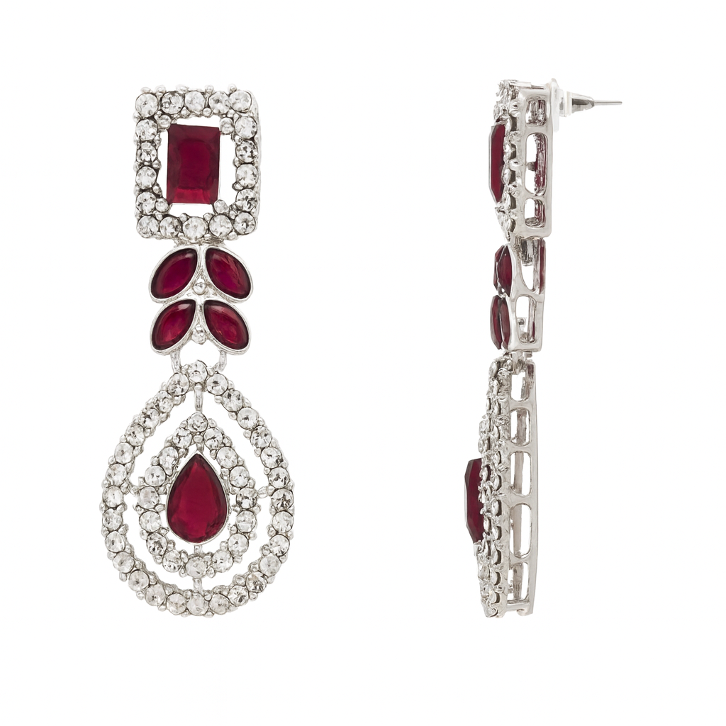 Kivisha Silver Wine Necklace Set