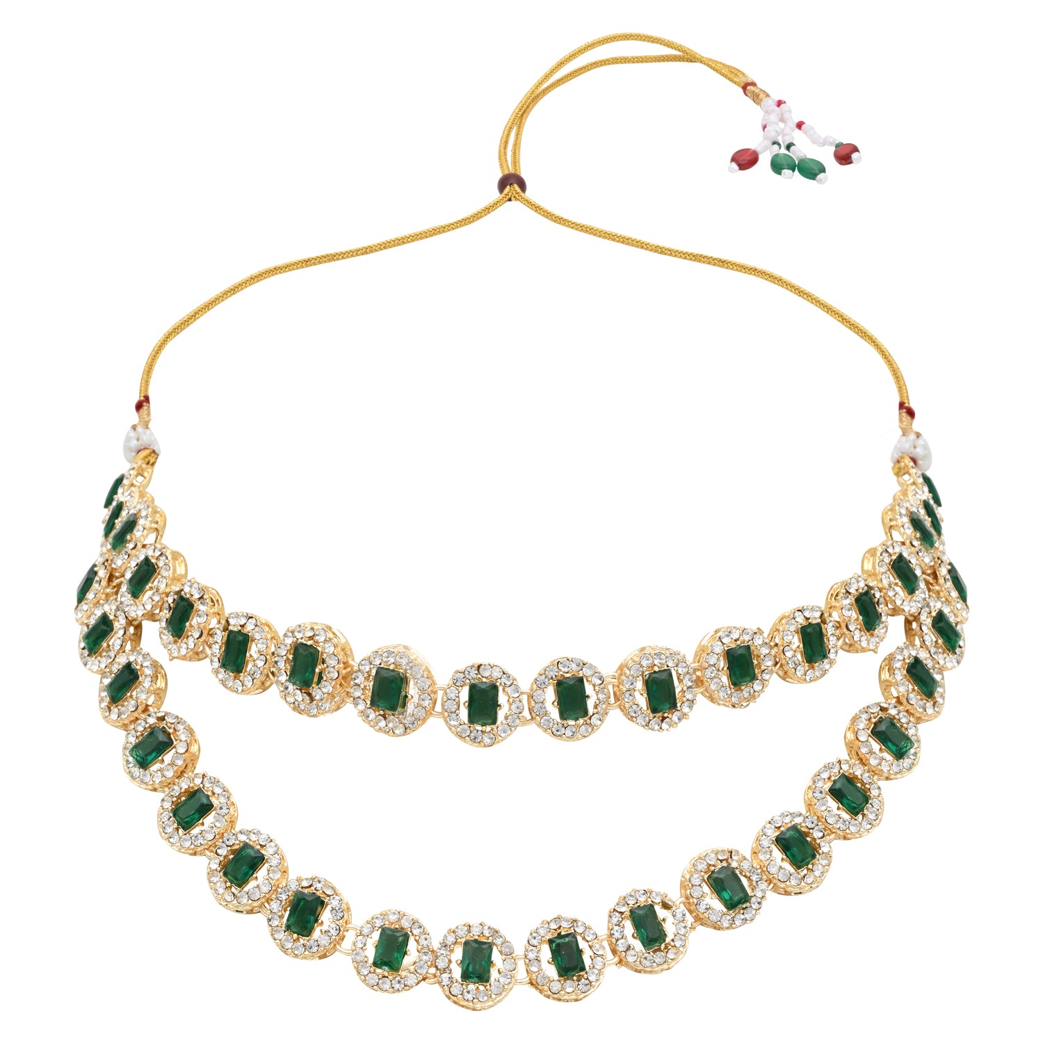 Ishvira Green Necklace Set