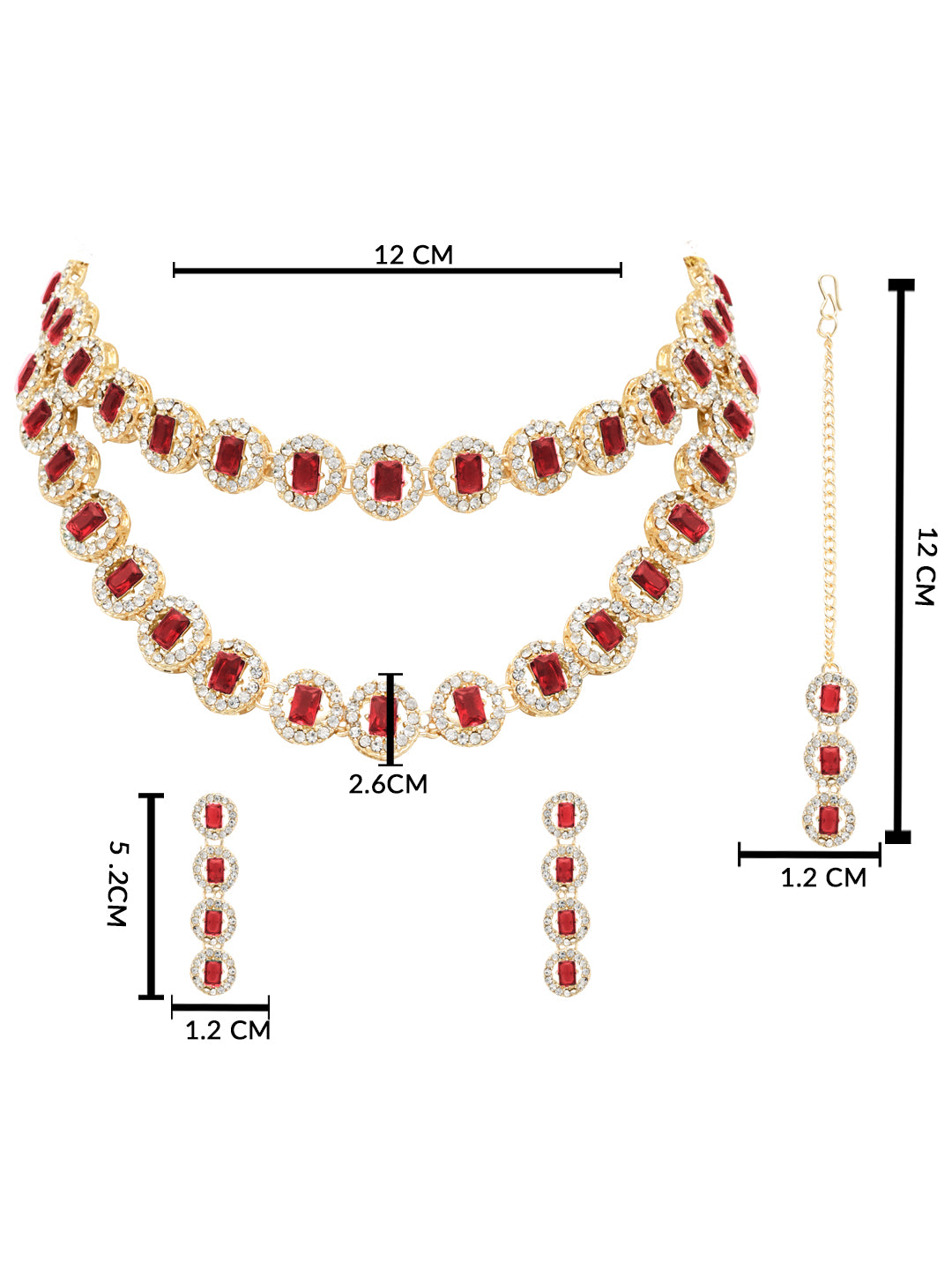 Ishvira Pink Necklace Set