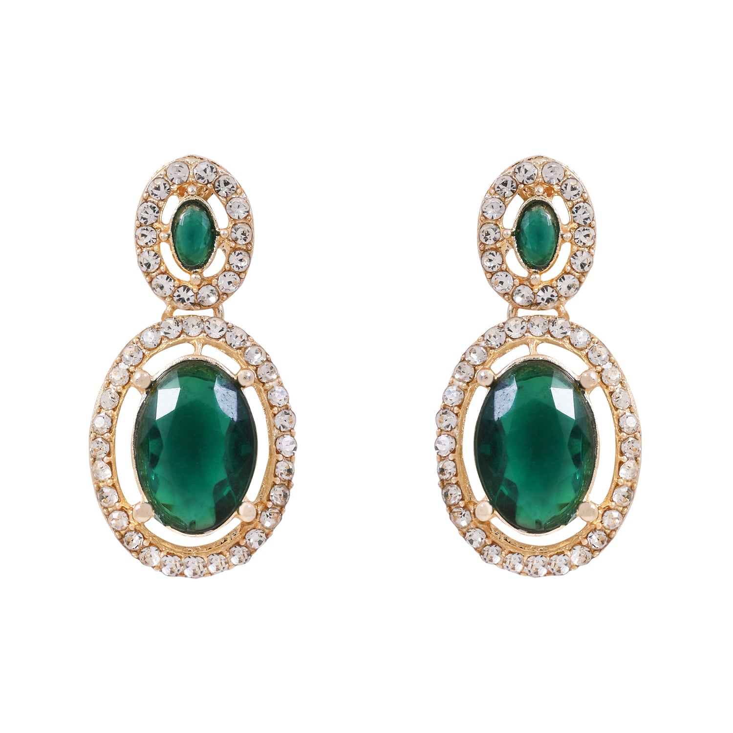 Ziyana Green Necklace Set