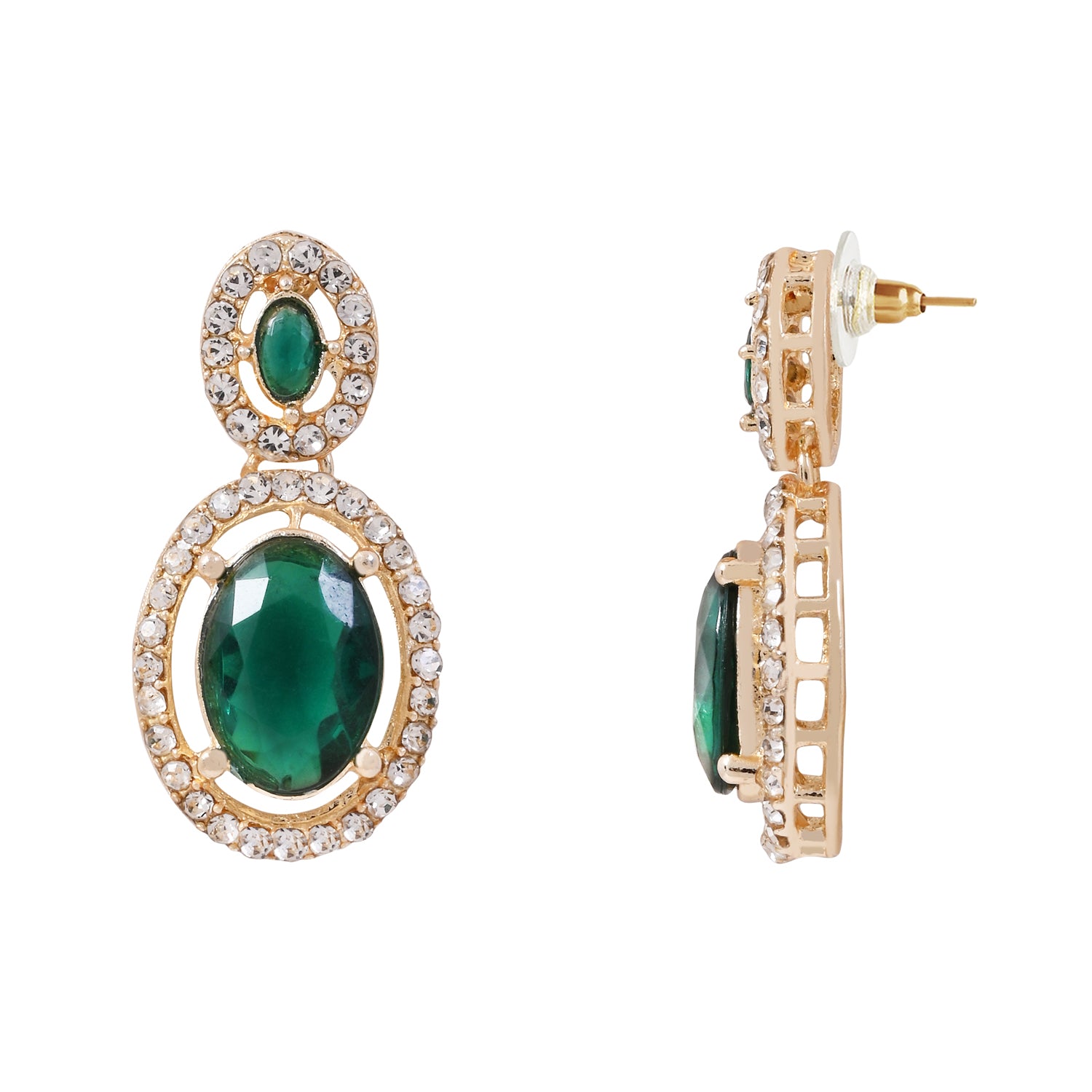Ziyana Green Necklace Set