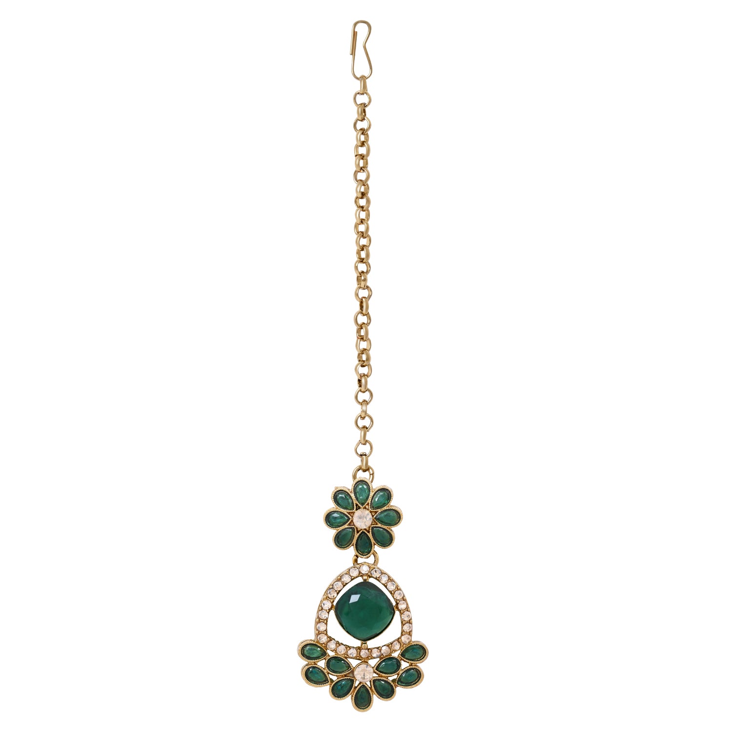 Aryahi - Bold Green Necklace Set