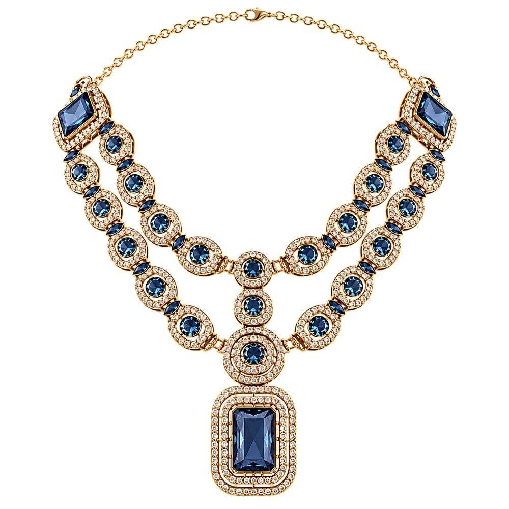 Divyani - Montana Kundan Statement Necklace Set