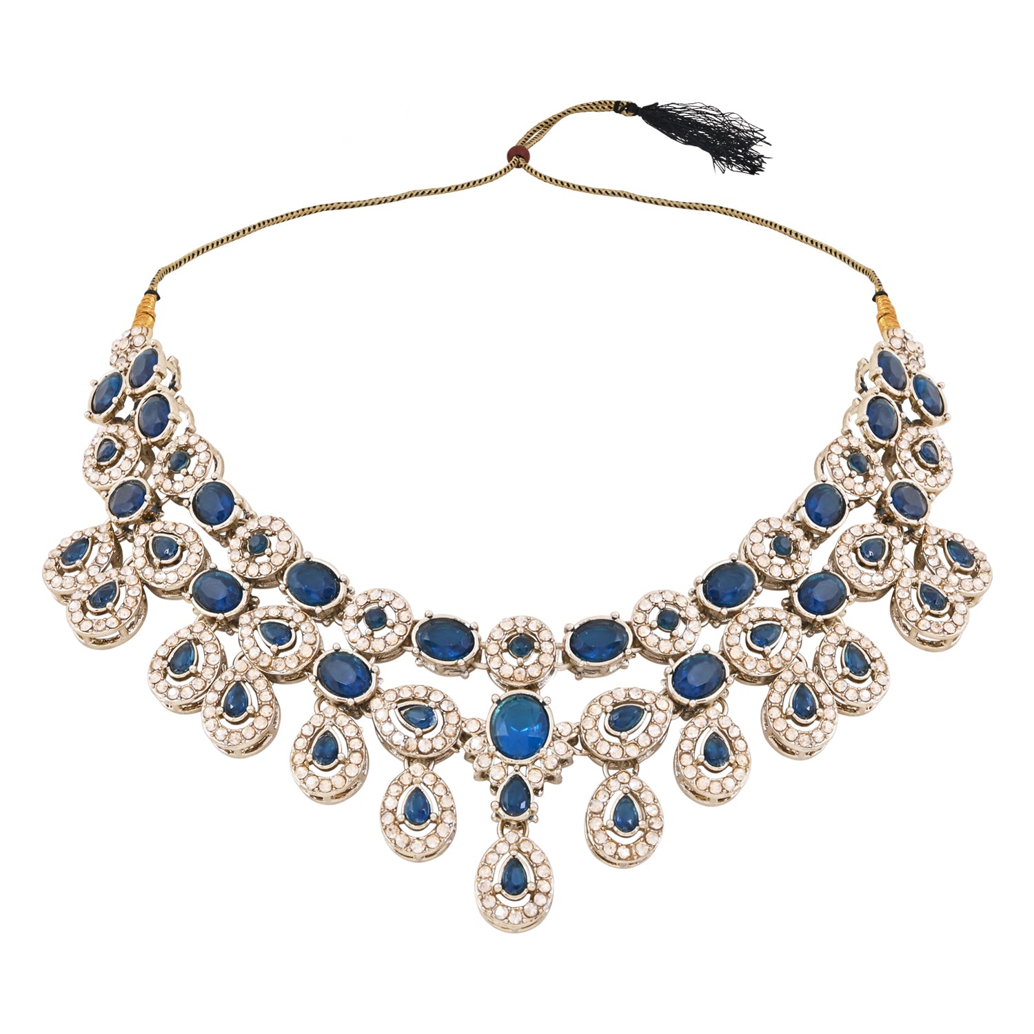 Nayesha - Vintage Montana Kundan Bridal Necklace Set