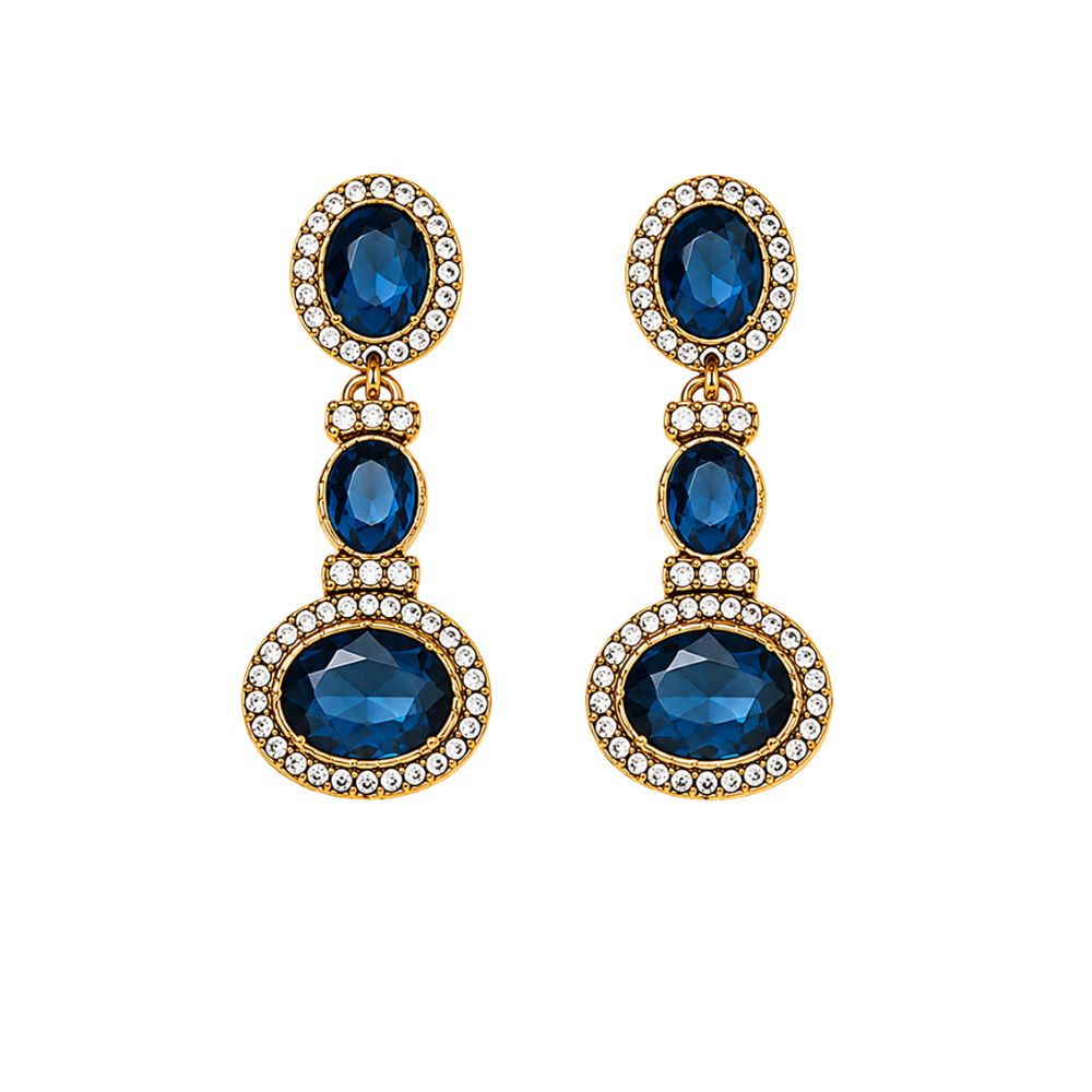 Aarvi - Montana Kundan Inspired Stone Necklace Set