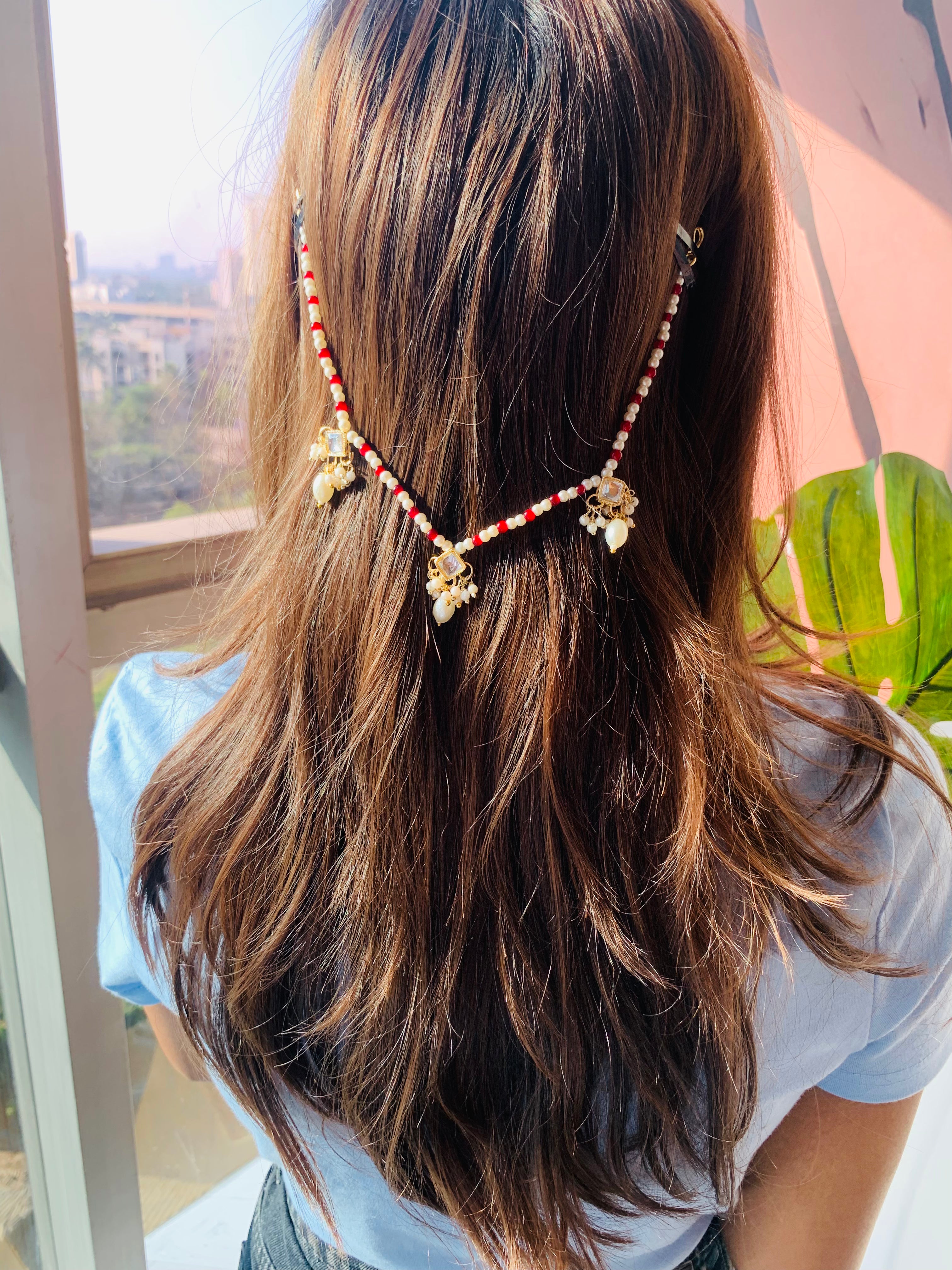 Savya Pearl HairChains