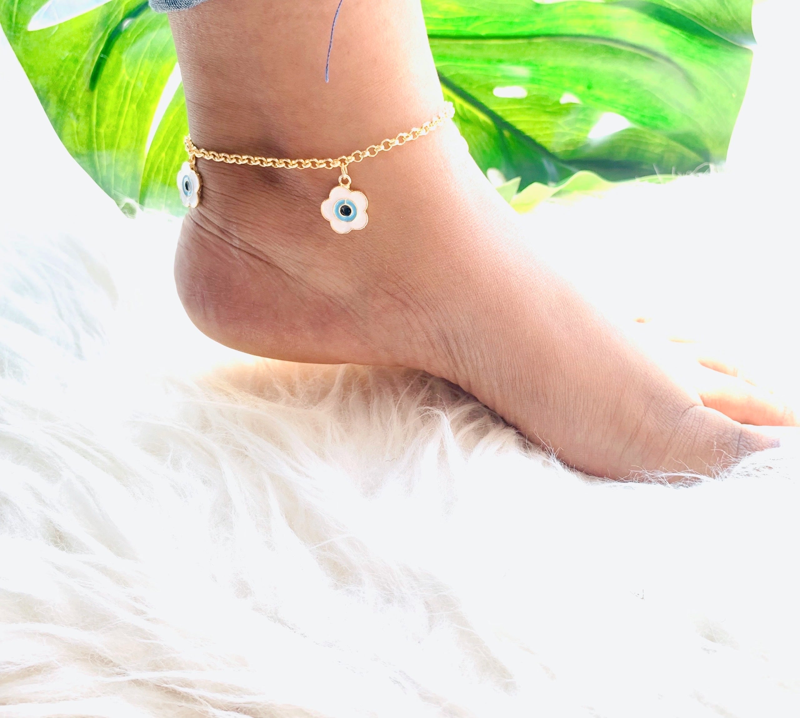 Glam Up Evil Eye Anklet