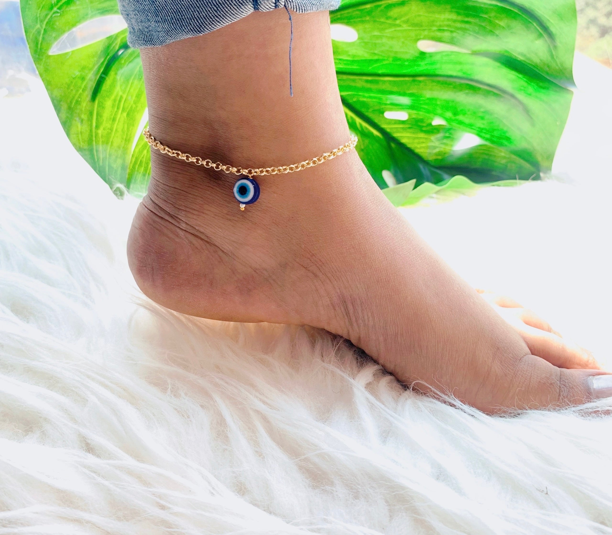 Iconic Evil Eye Anklet