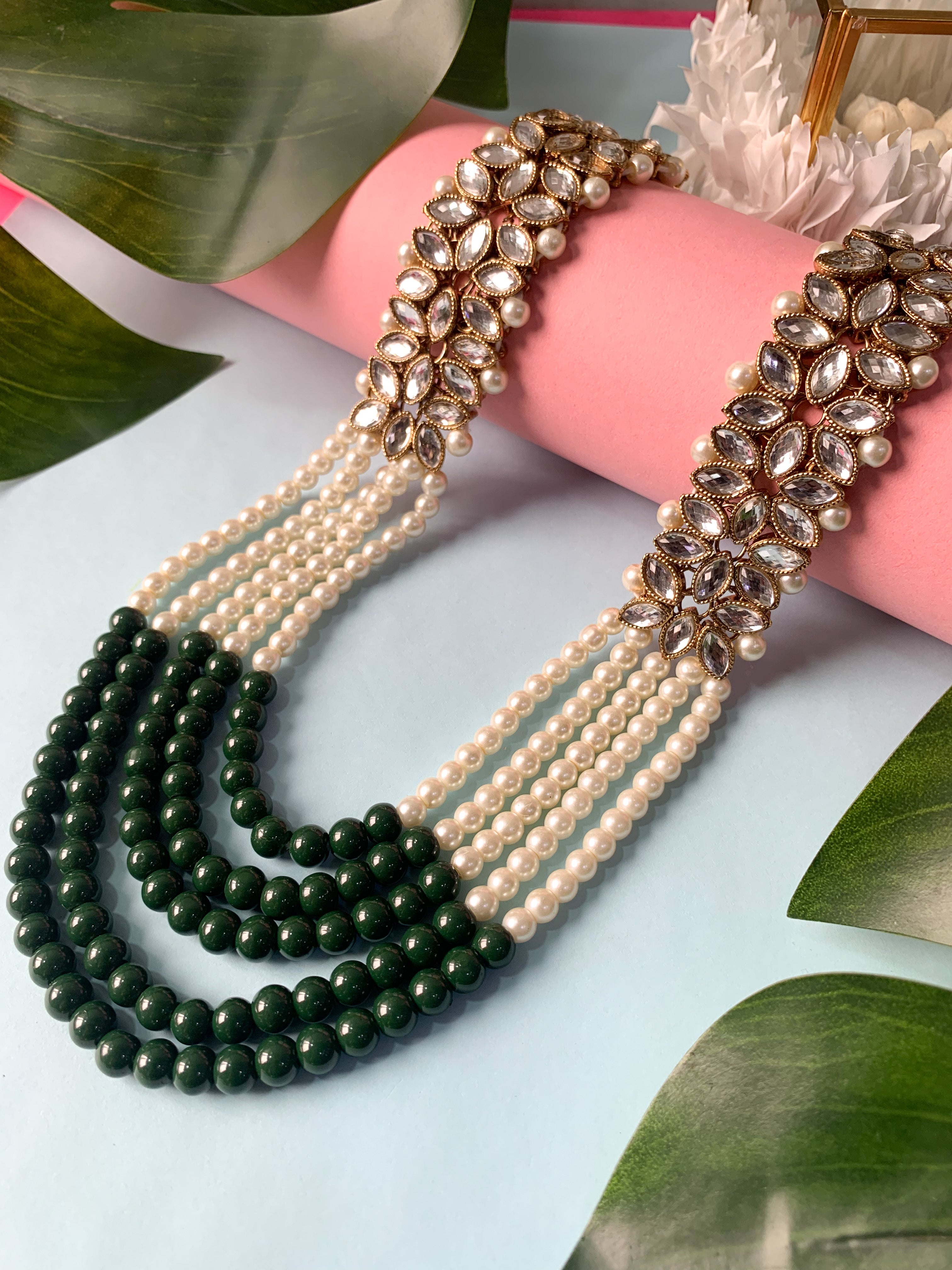 Abhishek Green Necklace