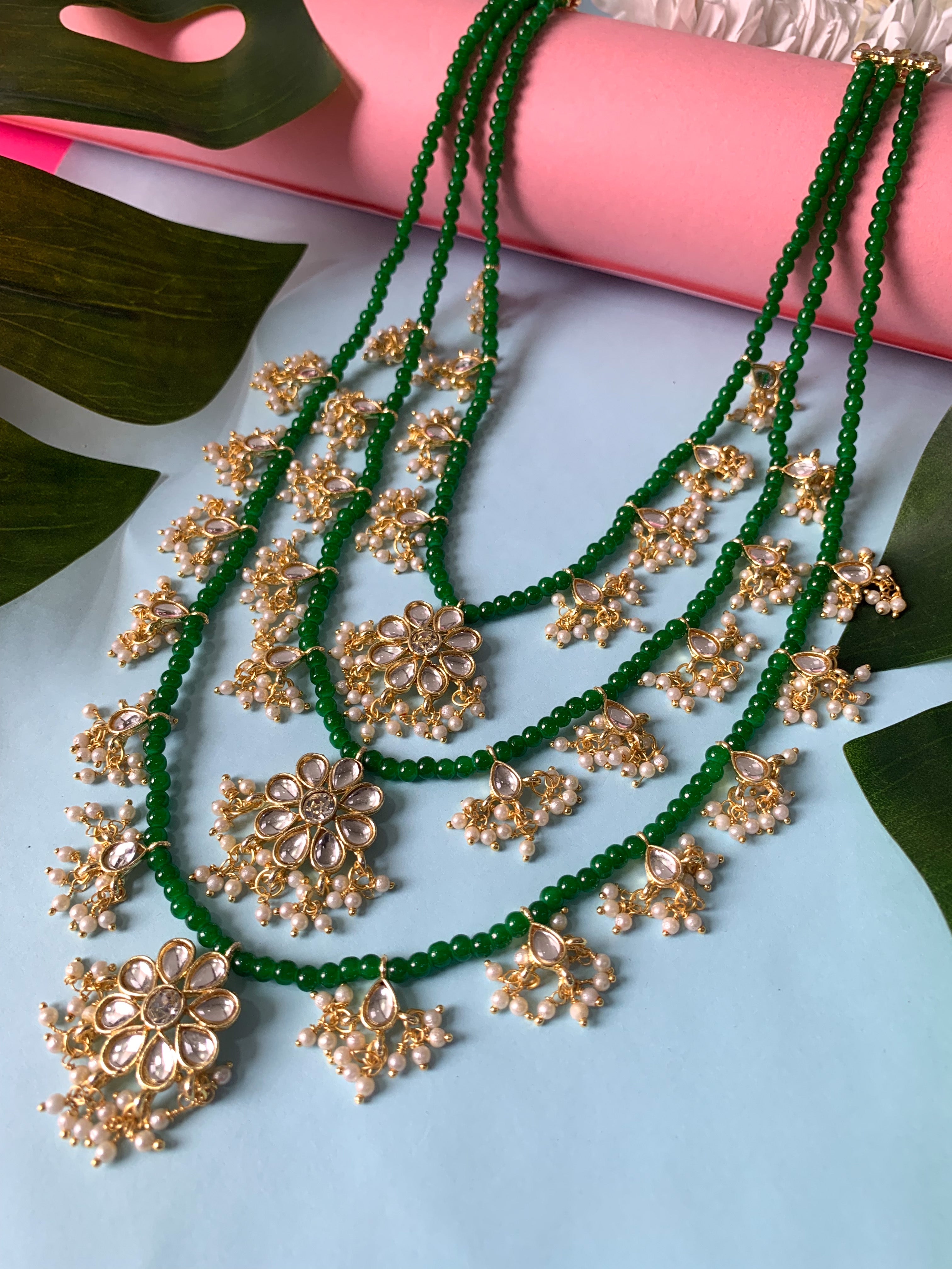 Ansh Green Necklace