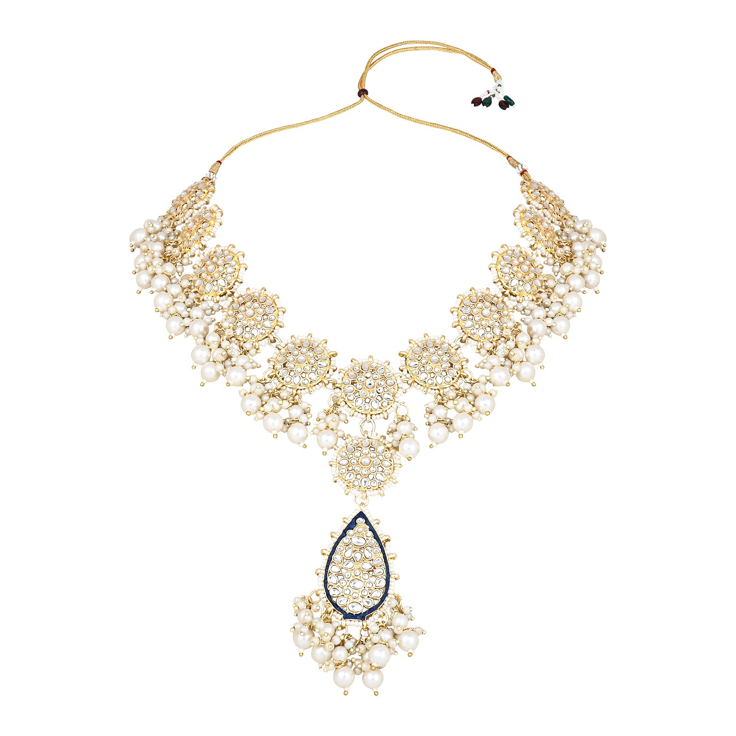 Jannat Blue Necklace Set