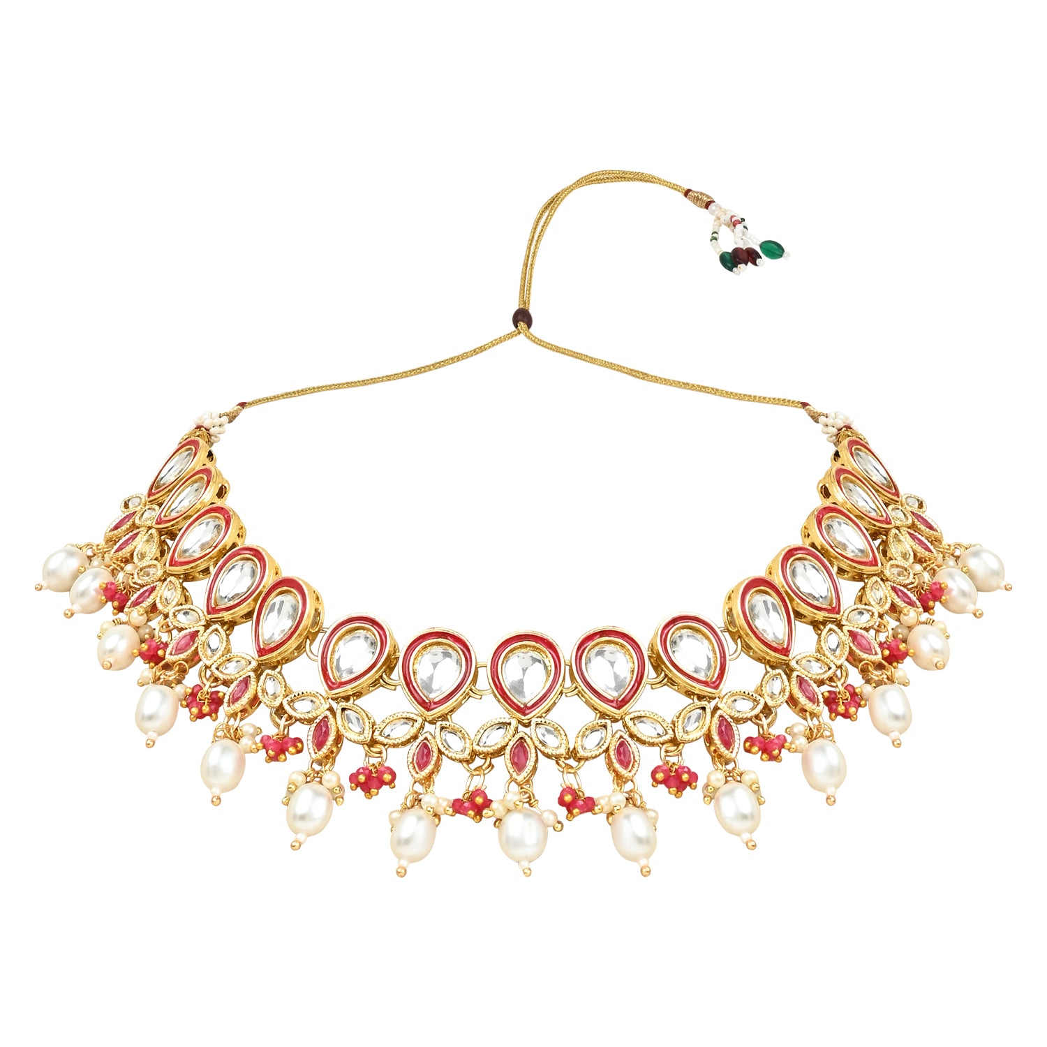 Pragati Pink Choker Set