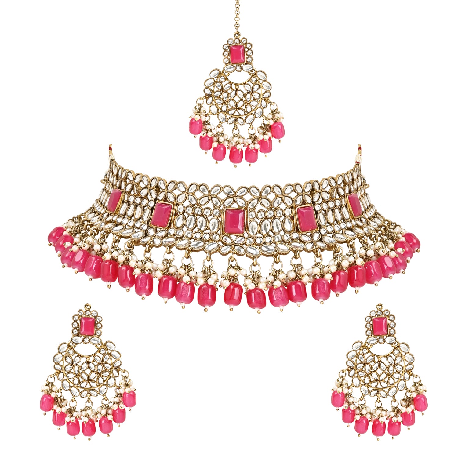 Parinaaz Pink Choker