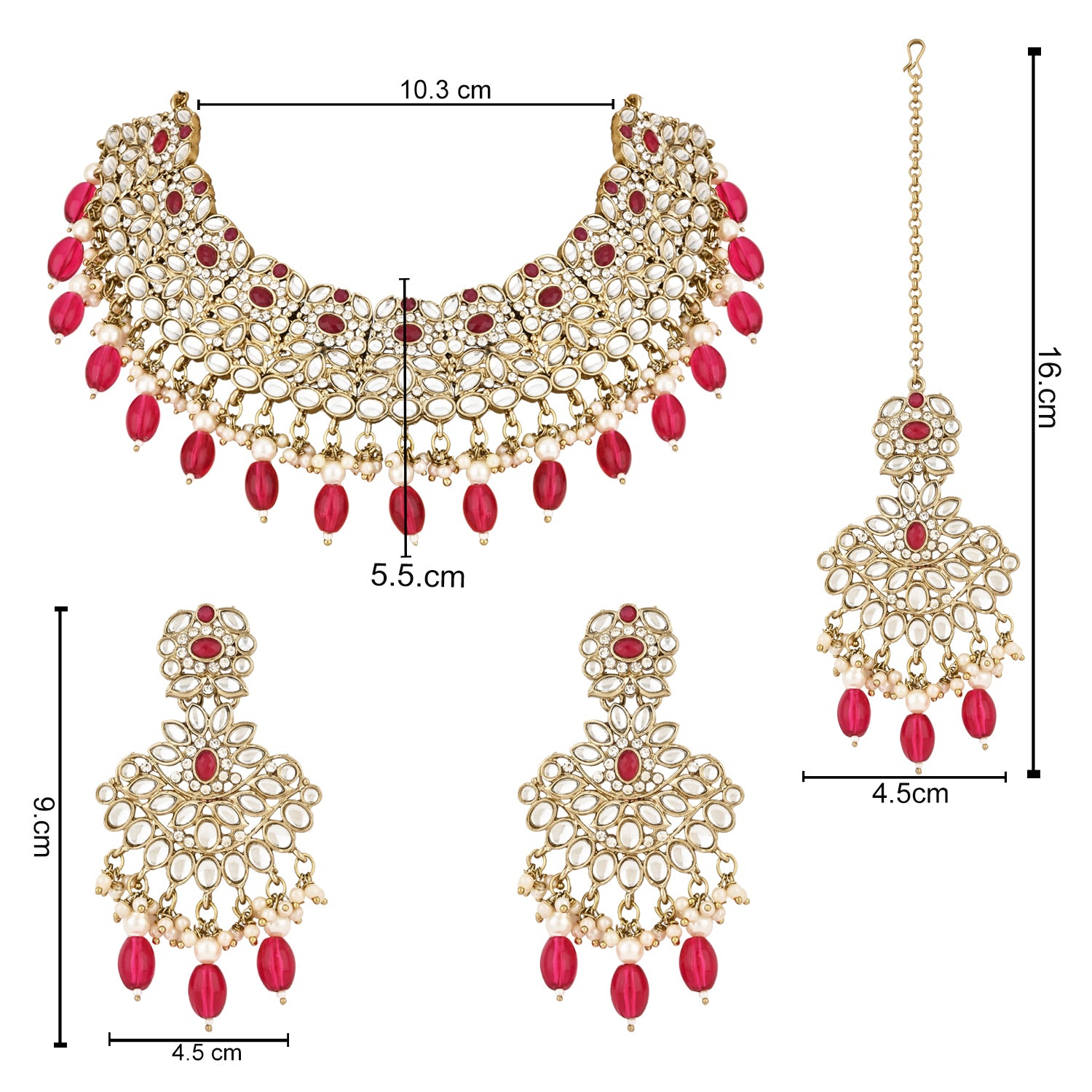 Krishi Pink Choker