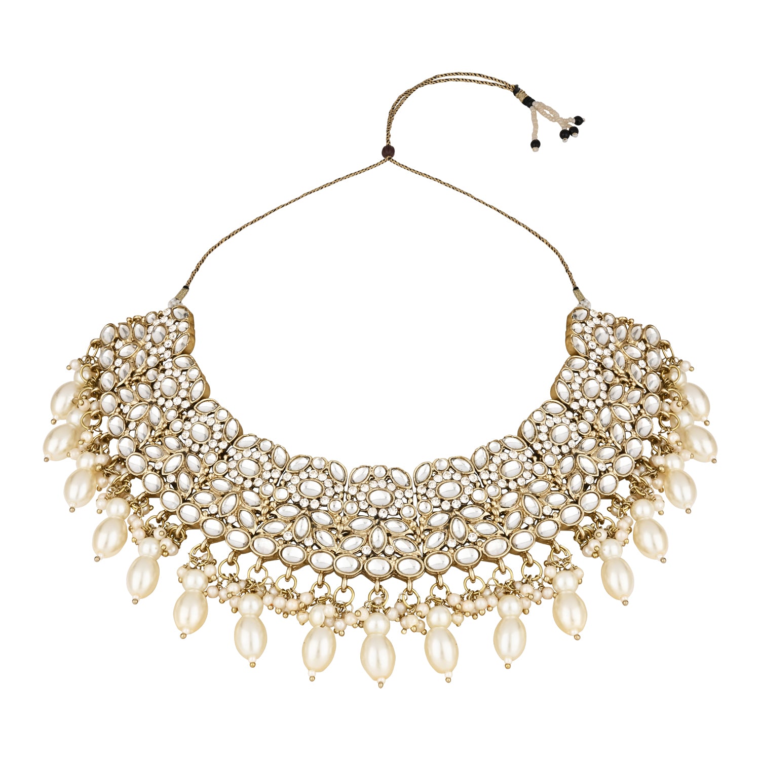 Krishi White Choker