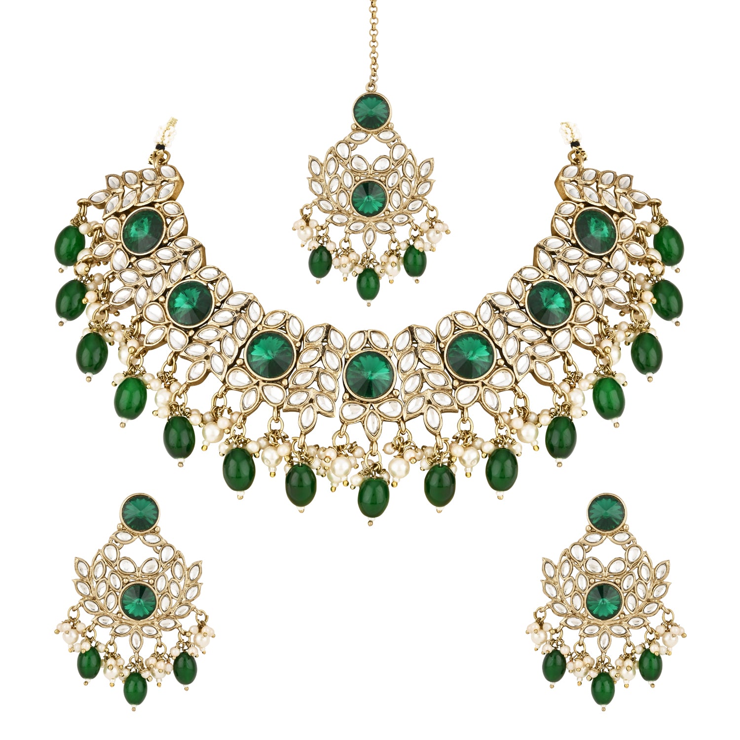 Geet Green Choker