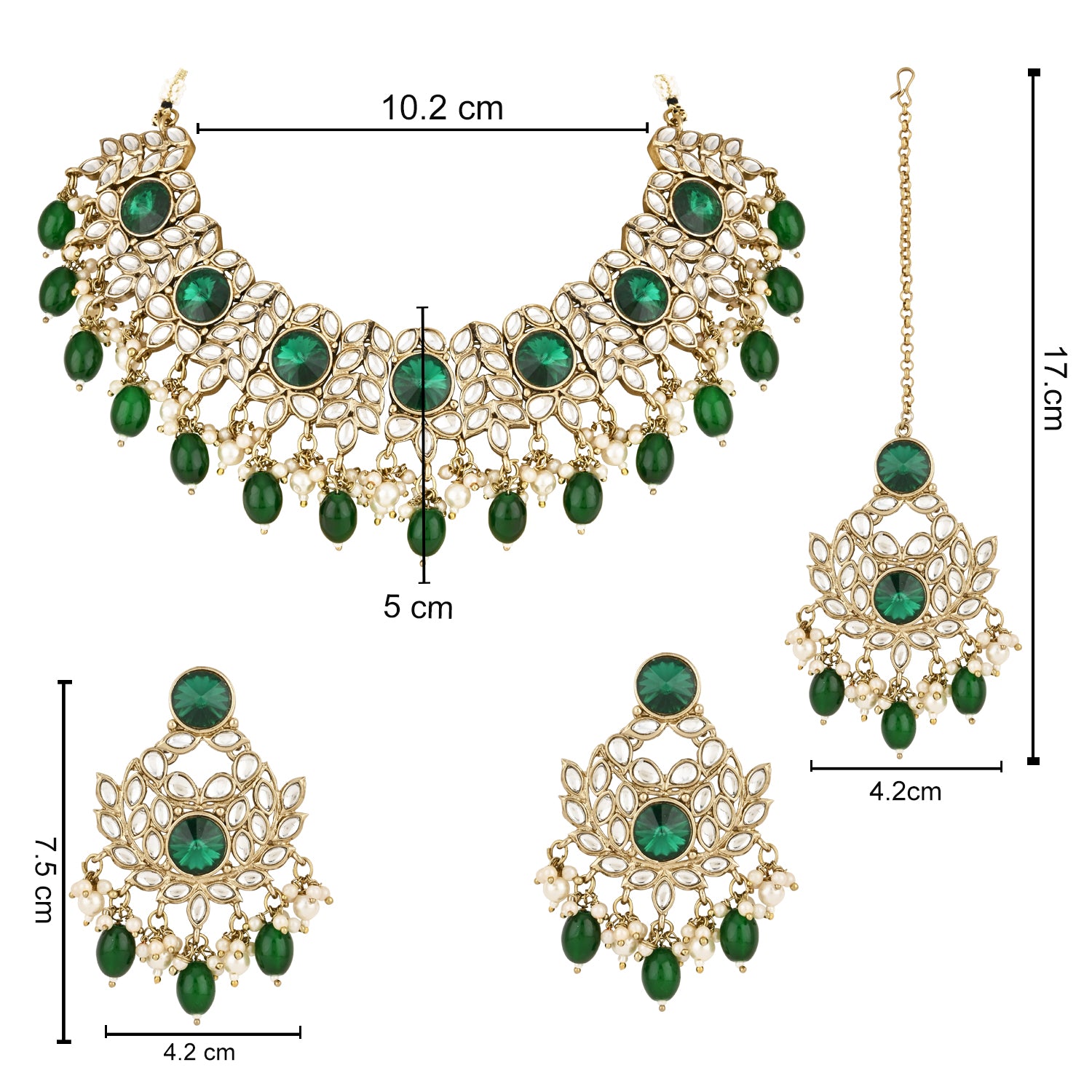 Geet Green Choker