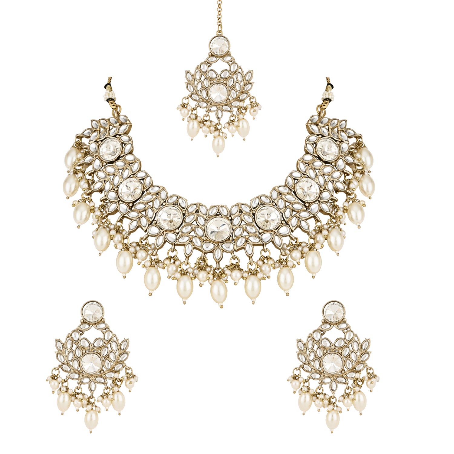 Geet White Choker