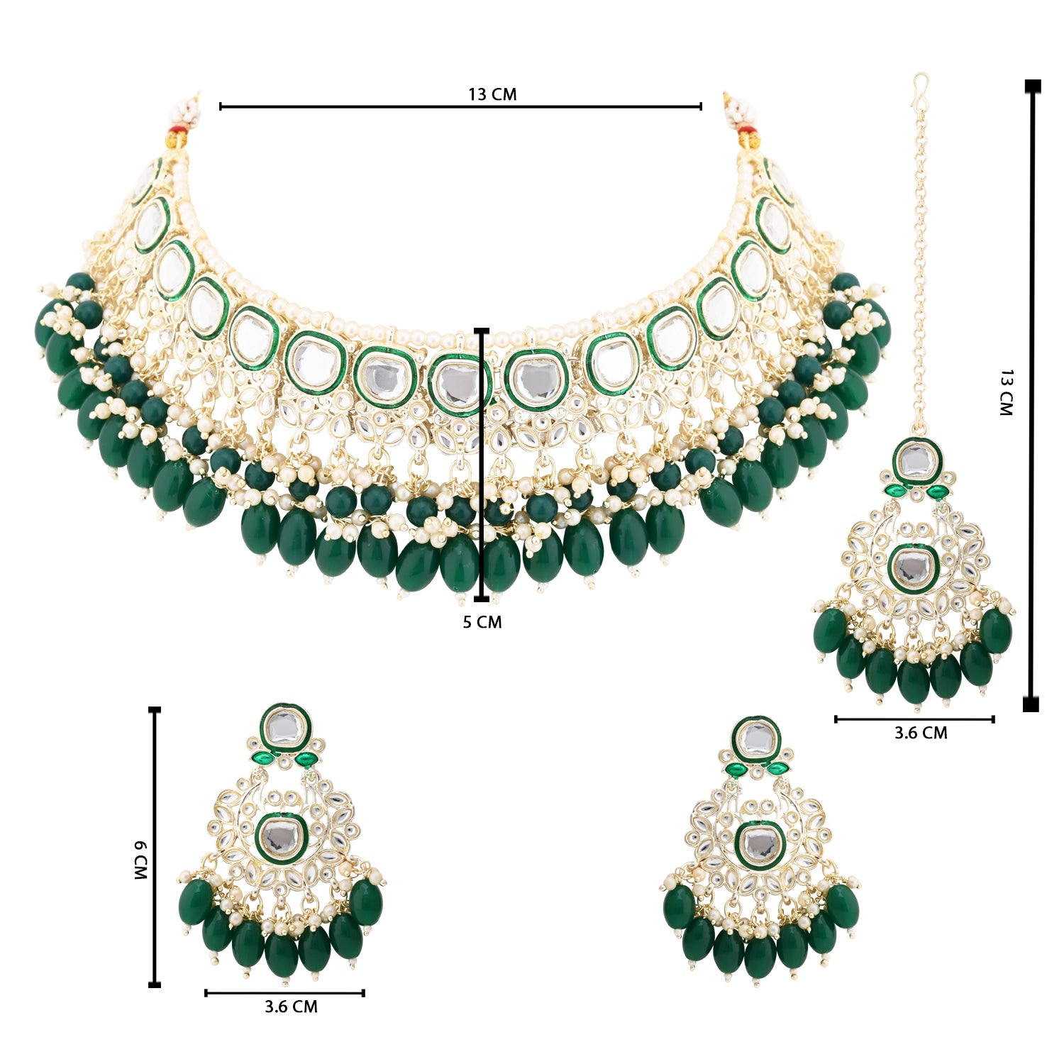 Abhilasha Green Choker