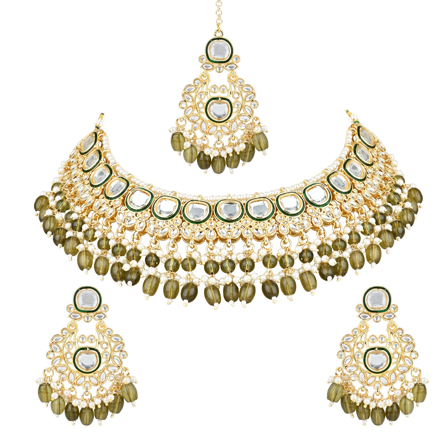 Abhilasha Mehendi Jewellery Set