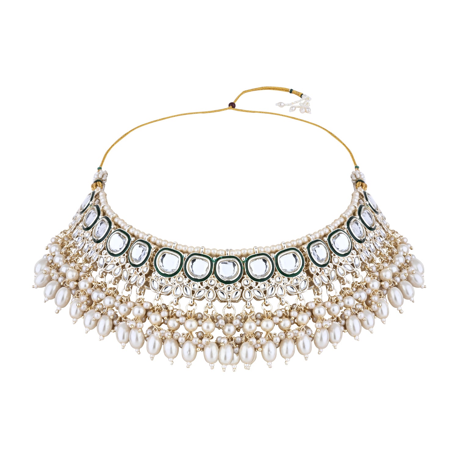 Abhilasha White Jewellery Set