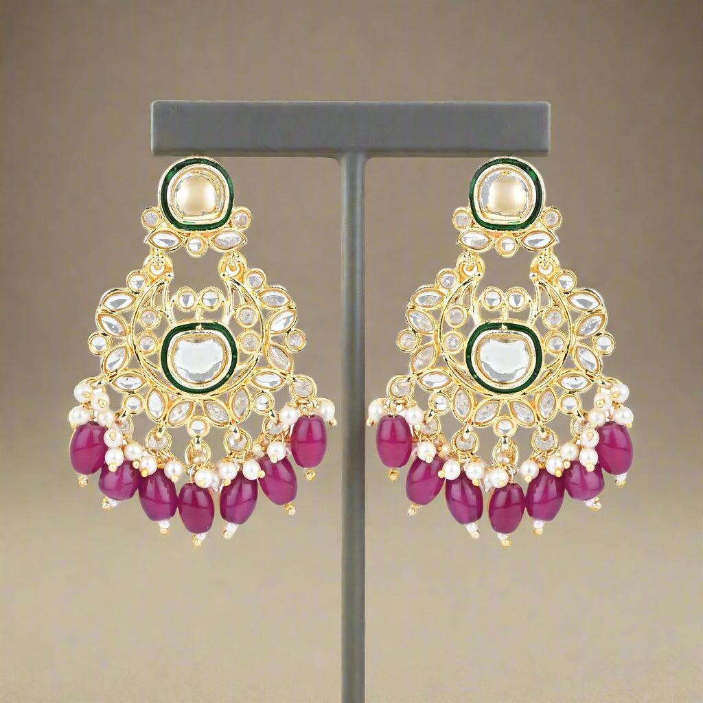 Abhilasha Wine Jewellery SEt