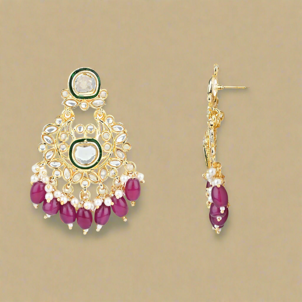 Abhilasha Wine Jewellery SEt