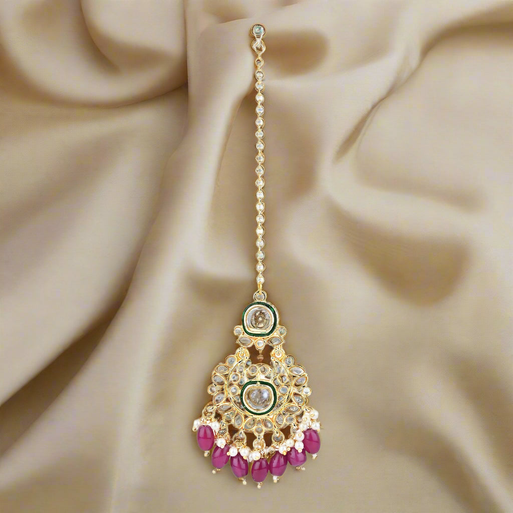 Abhilasha Wine Jewellery SEt