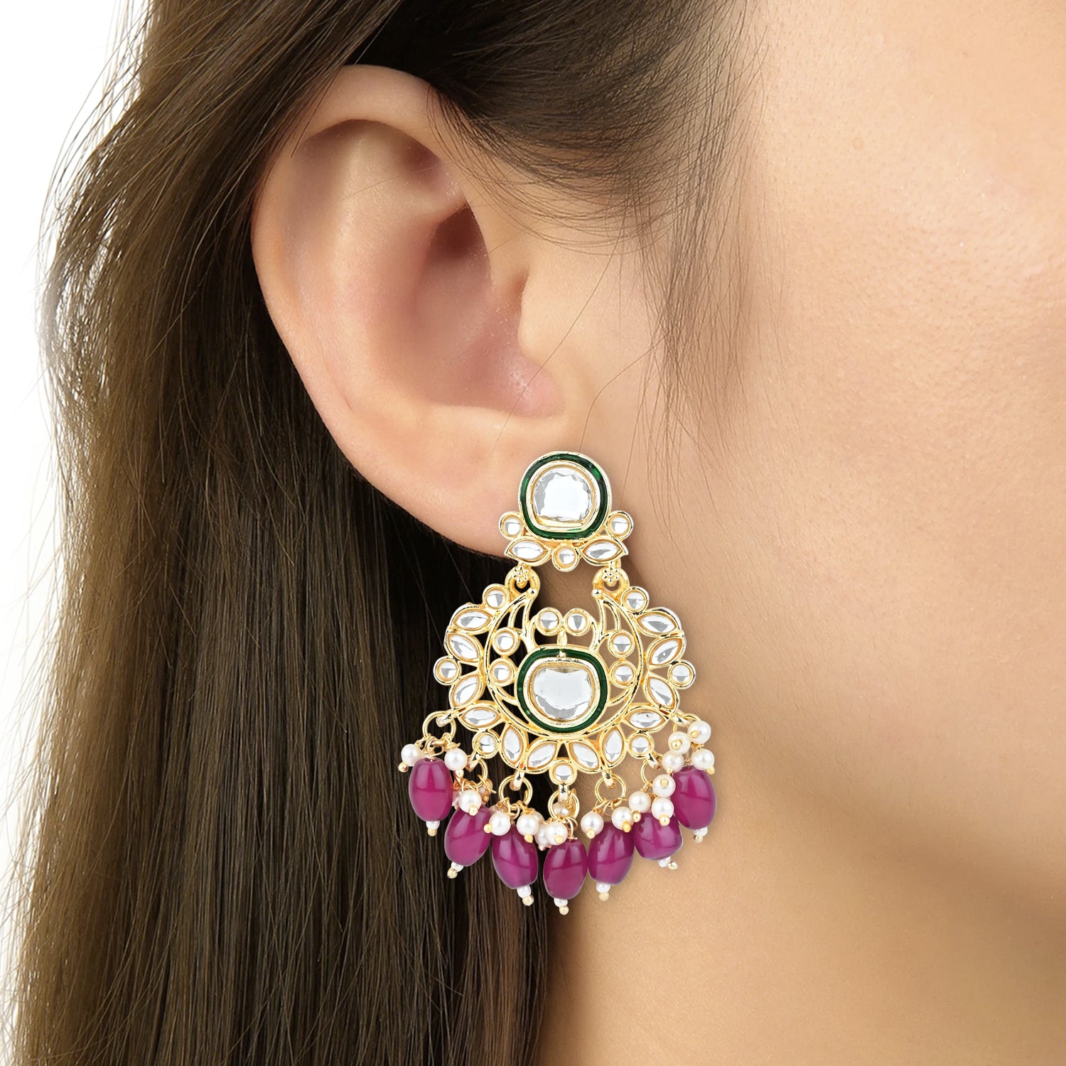 Abhilasha Wine Jewellery SEt