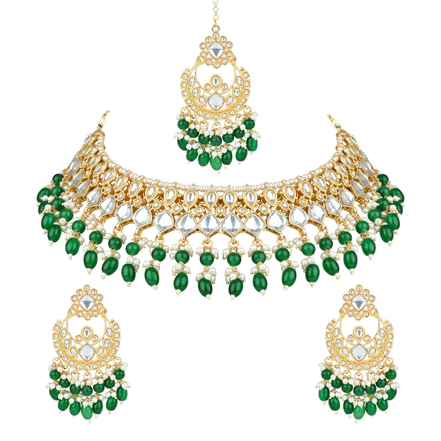 Devyani Green Choker