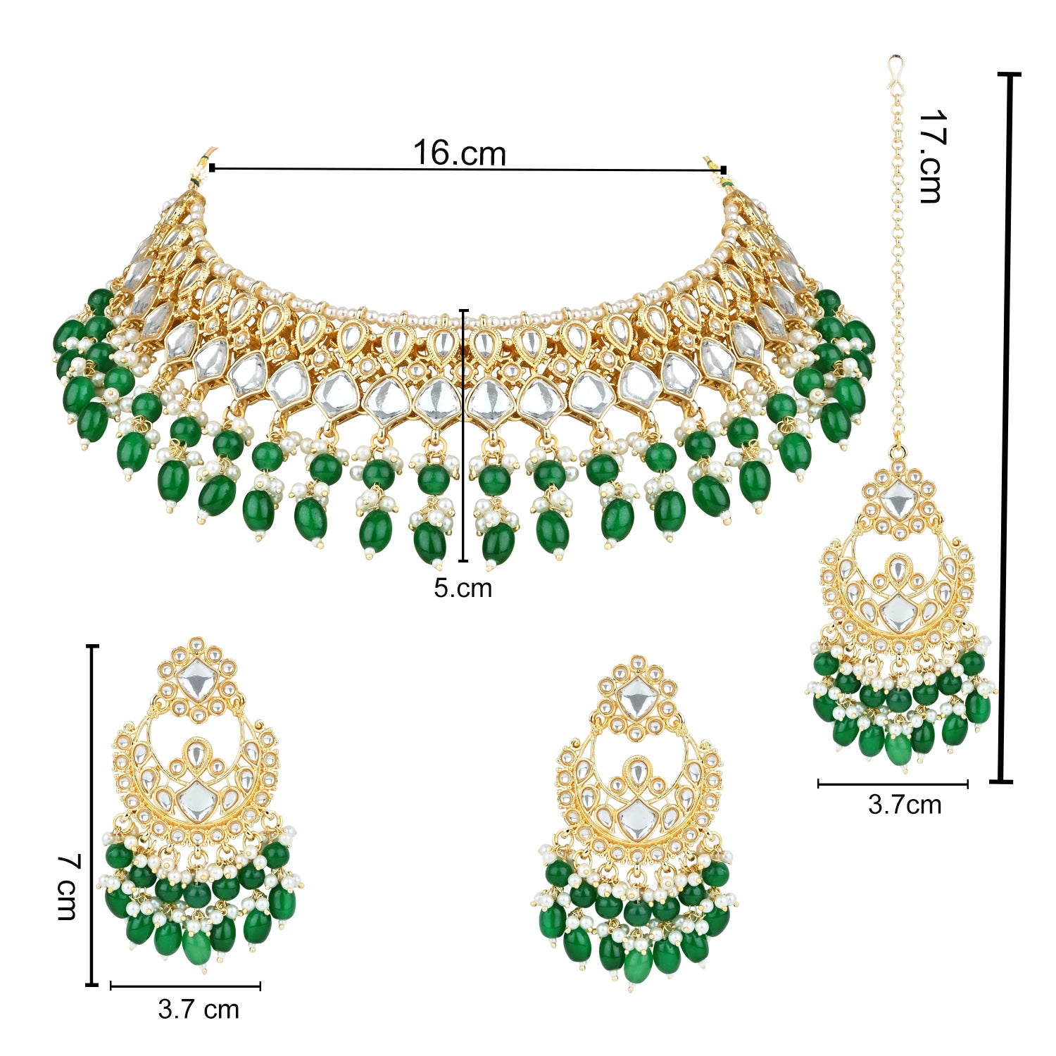 Devyani Green Choker