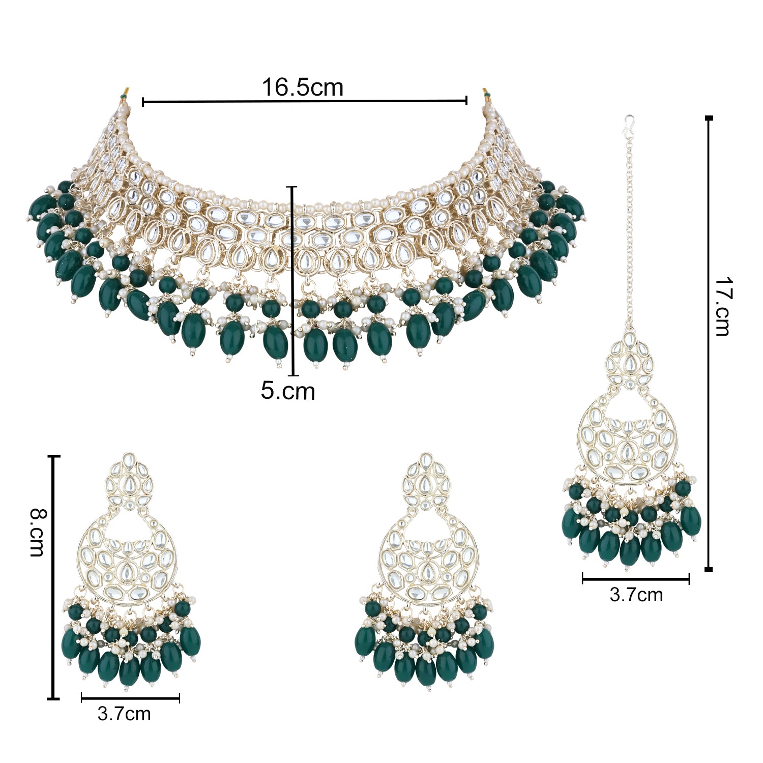 Sharmila Green Jewellery Set