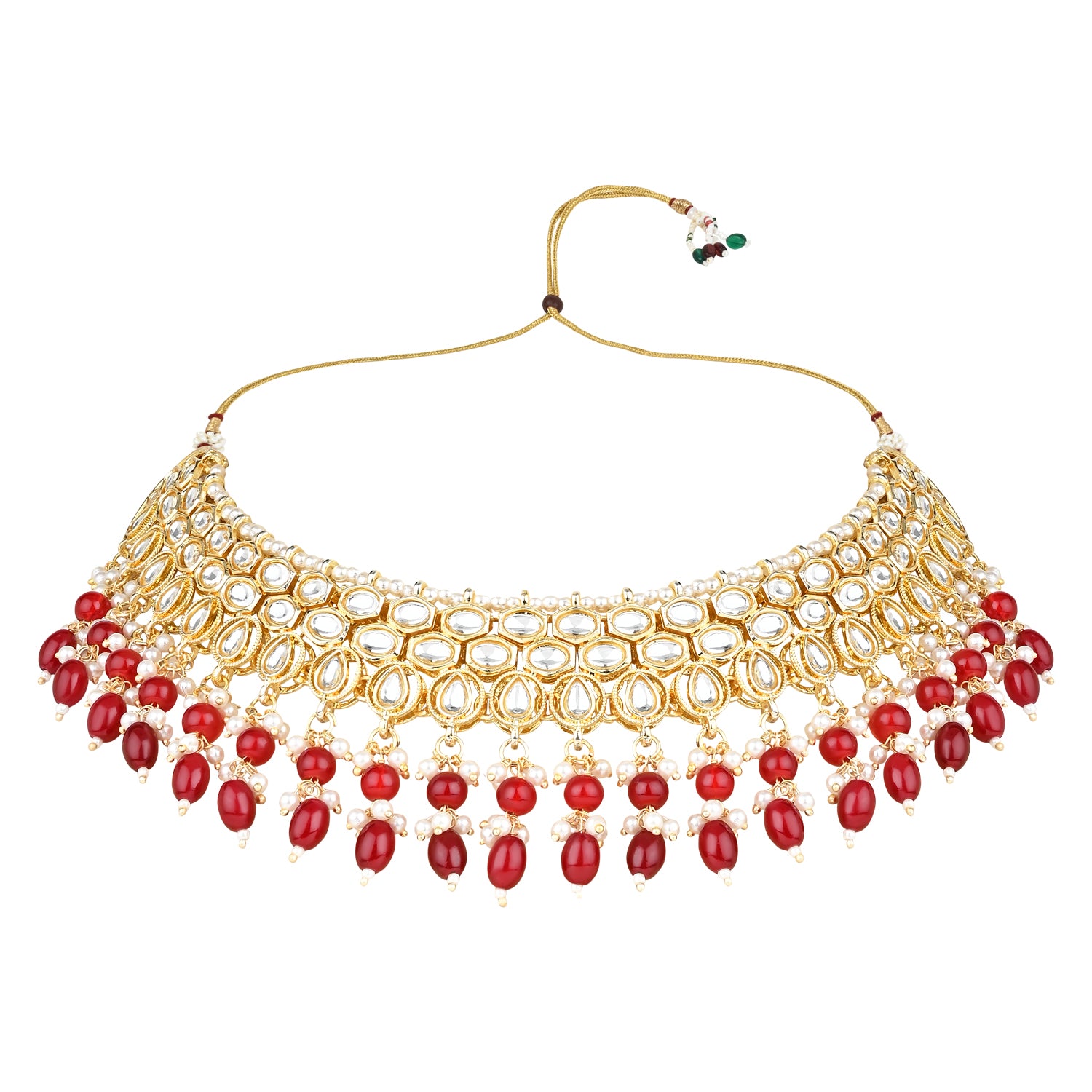 Sharmila Maroon Choker