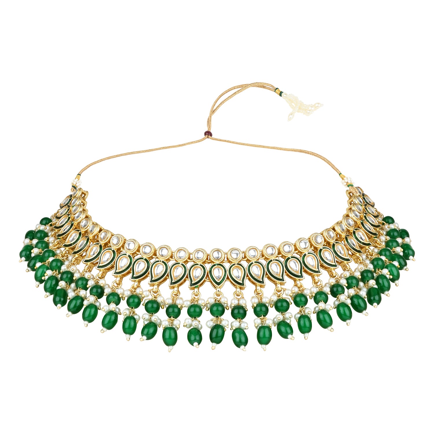 Madhu Green Choker