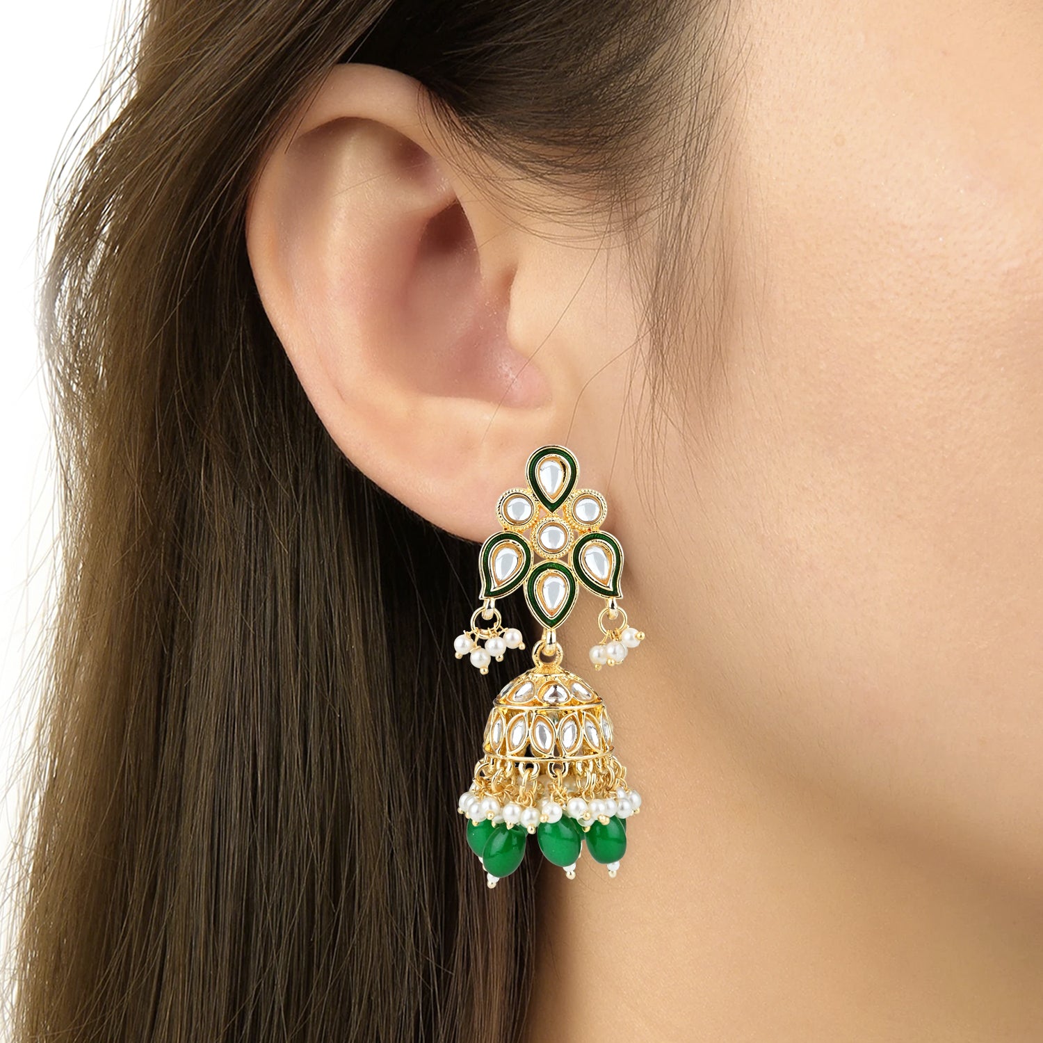 Madhu Green Choker