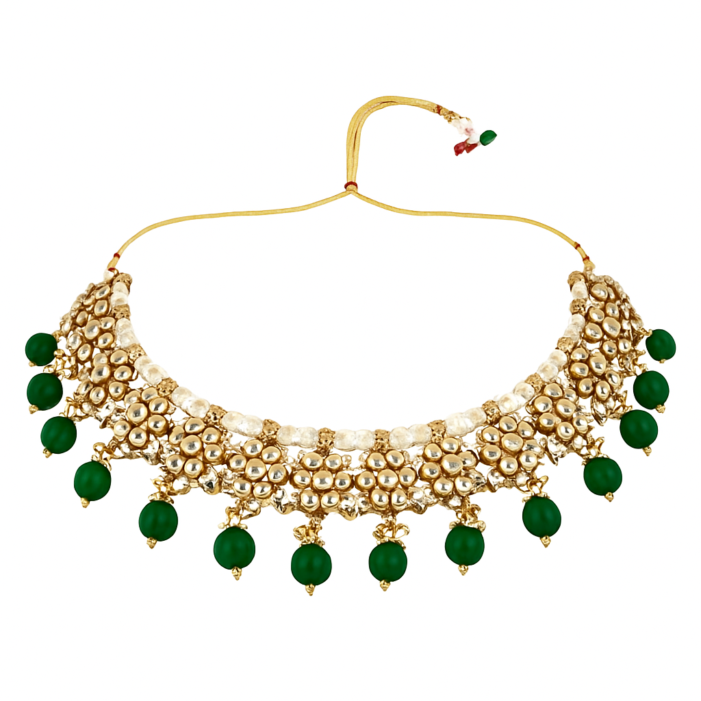 Vyoma Green Choker Set