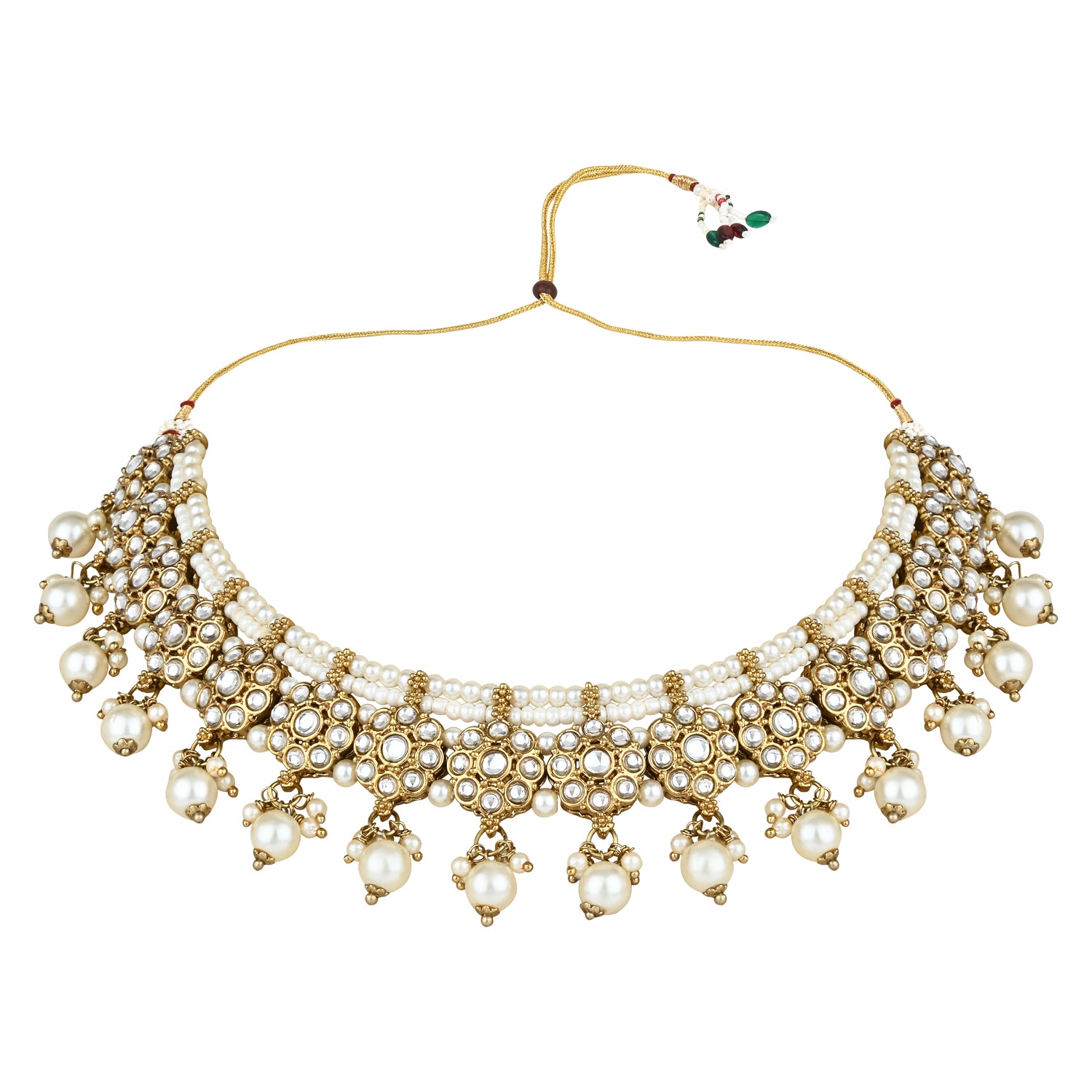 Vyoma White Choker Set
