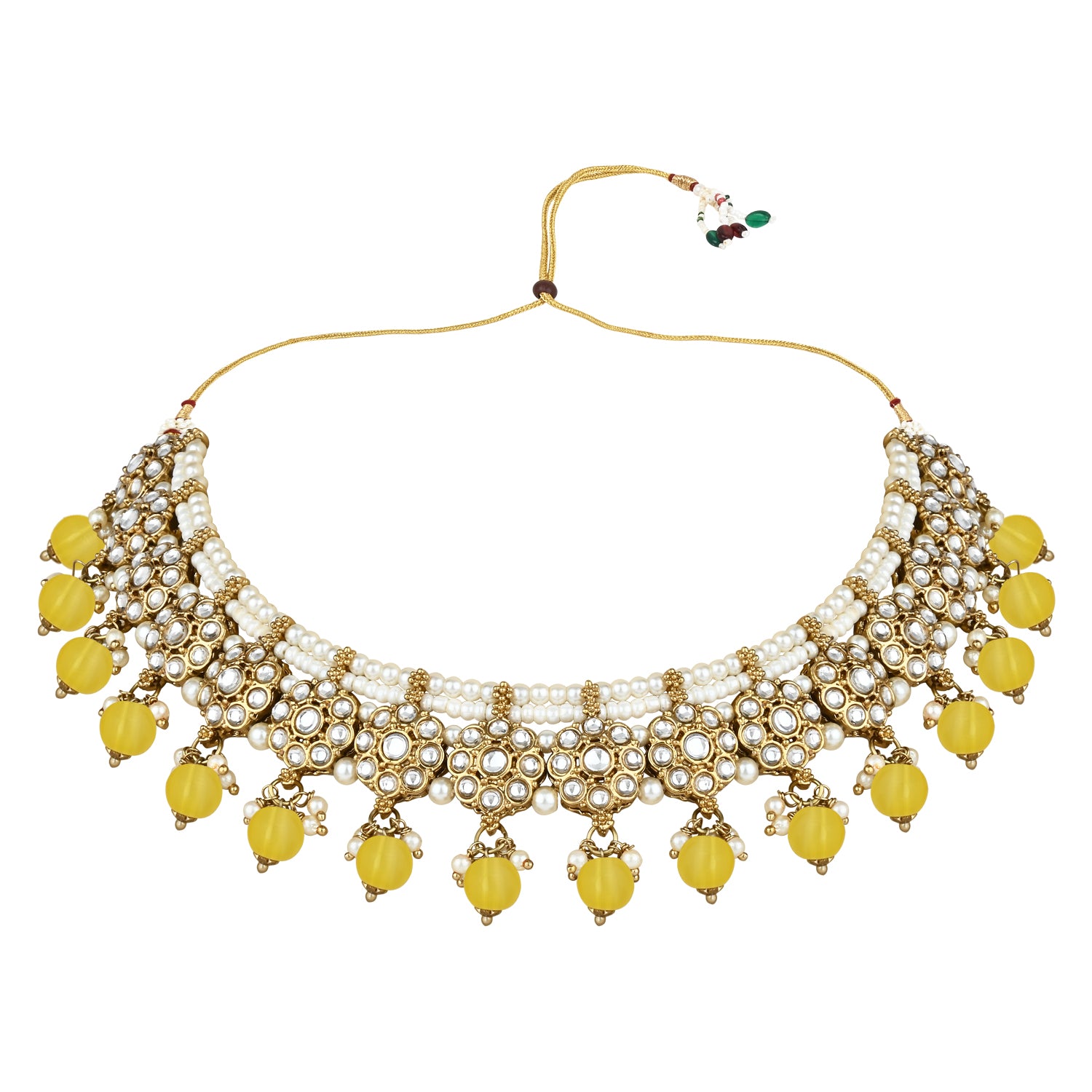 Vyoma Yellow Choker Set