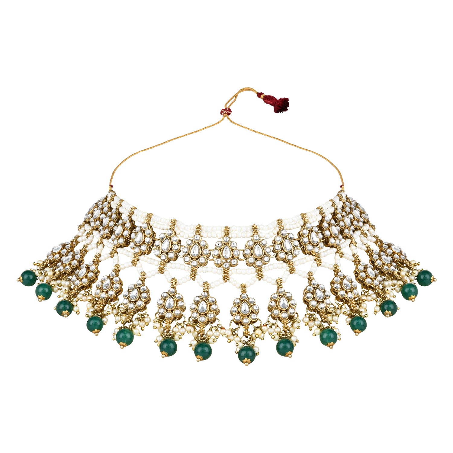 Neesha Green Choker Set
