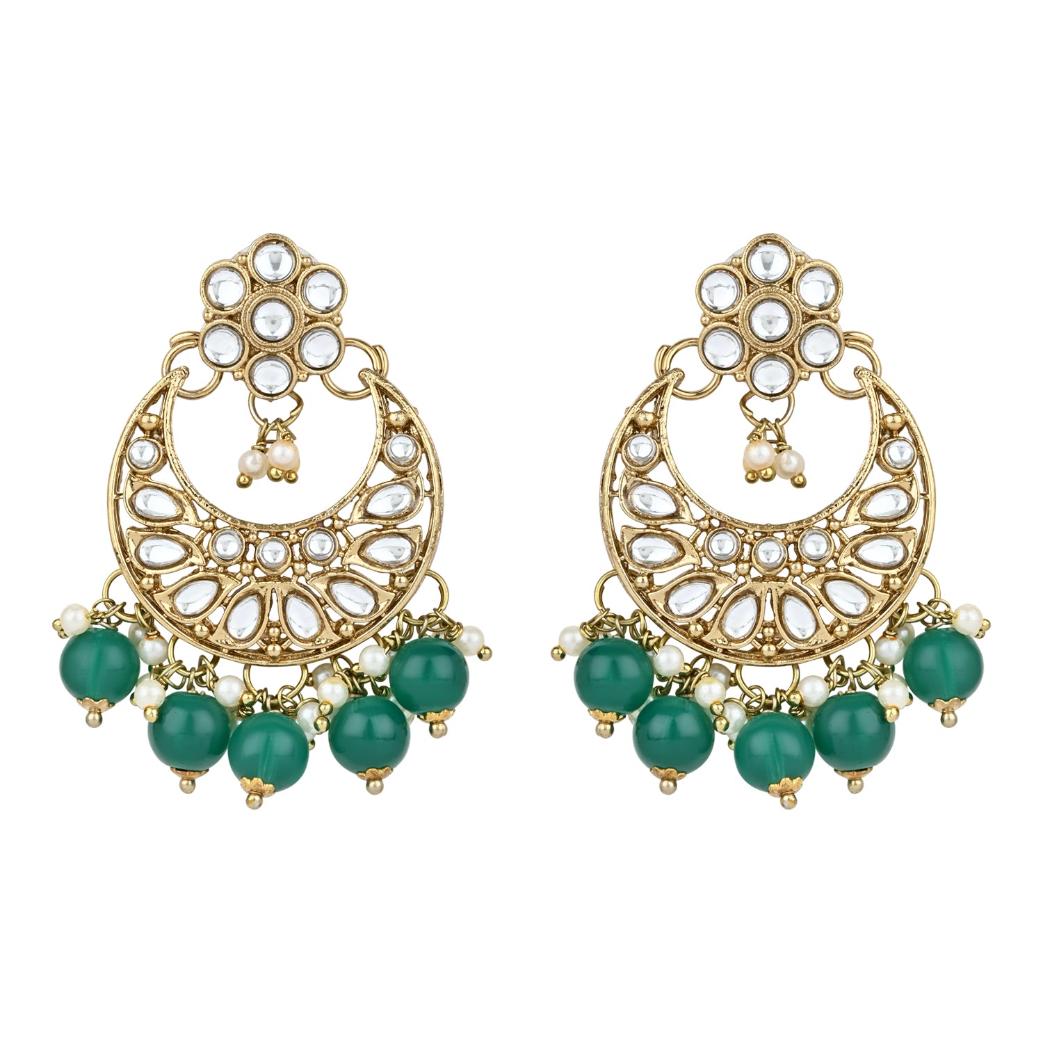 Aanchal Green Necklace Set