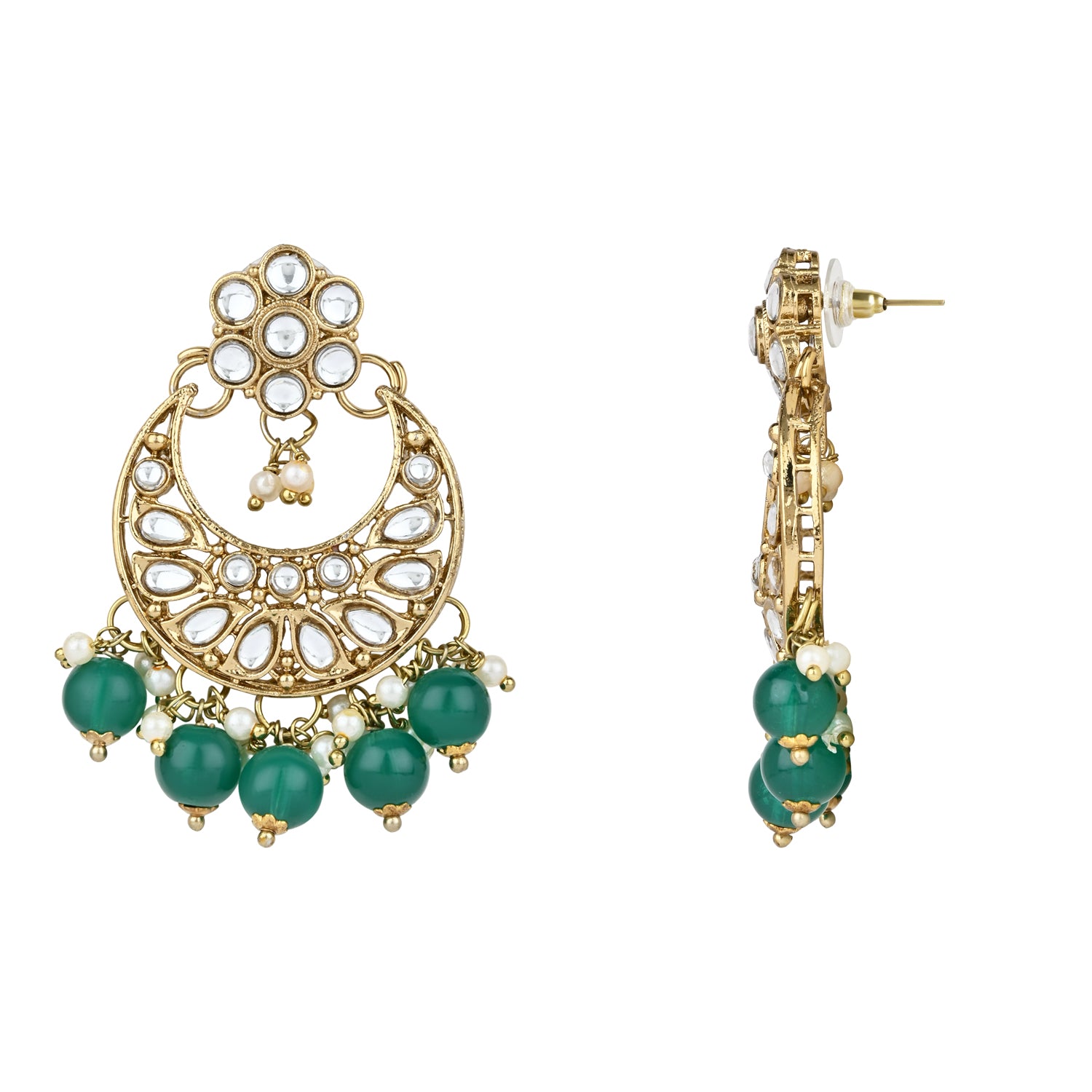 Aanchal Green Necklace Set