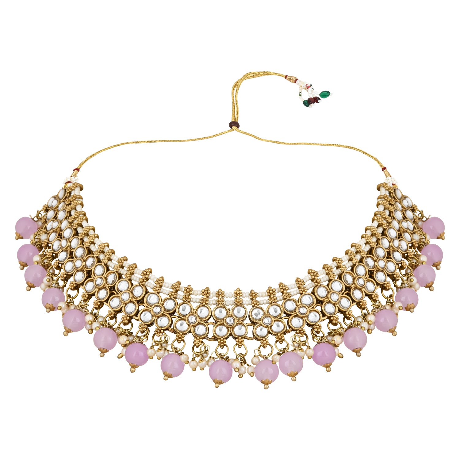 Aanchal Purple Necklace Set