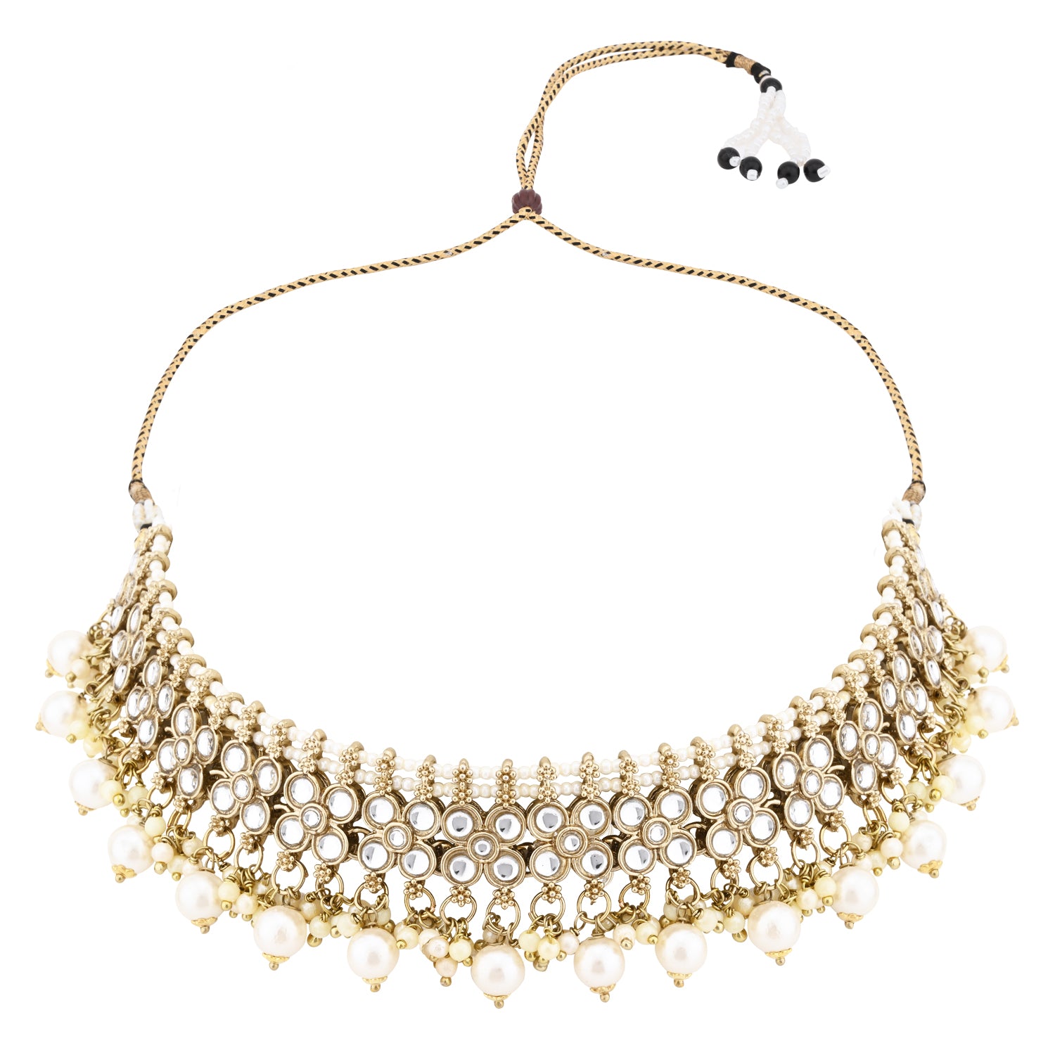 Aanchal White Necklace Set