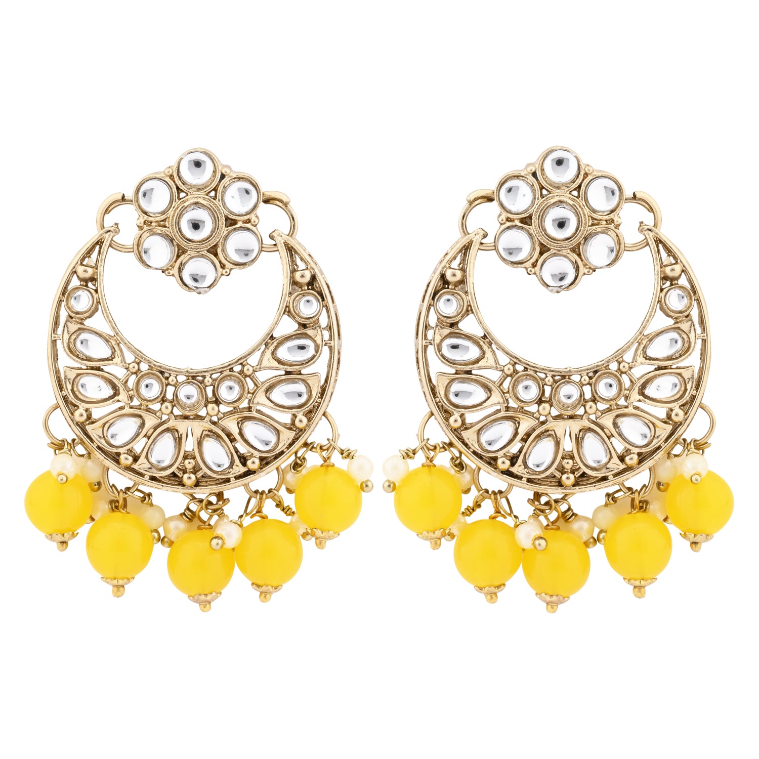 Aanchal Yellow Necklace Set