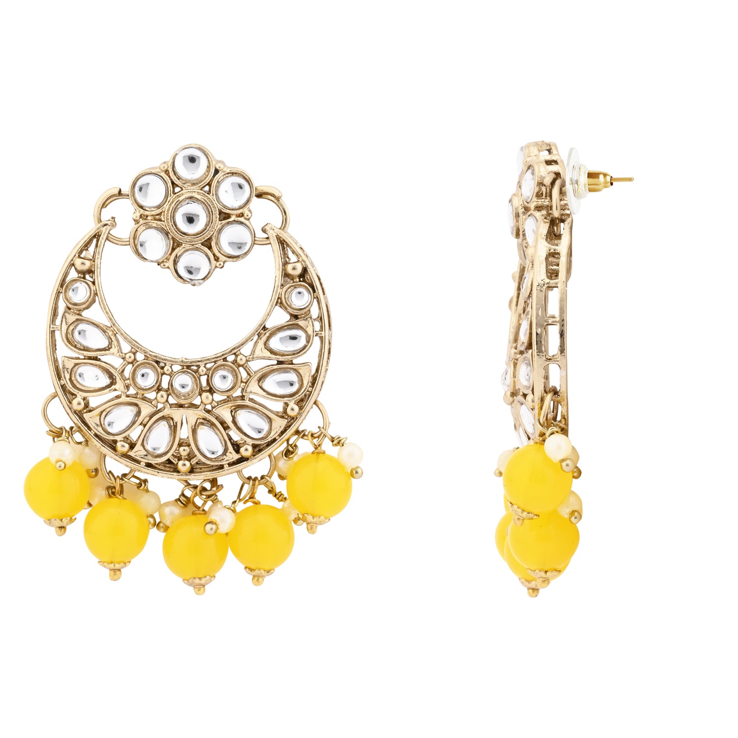 Aanchal Yellow Necklace Set