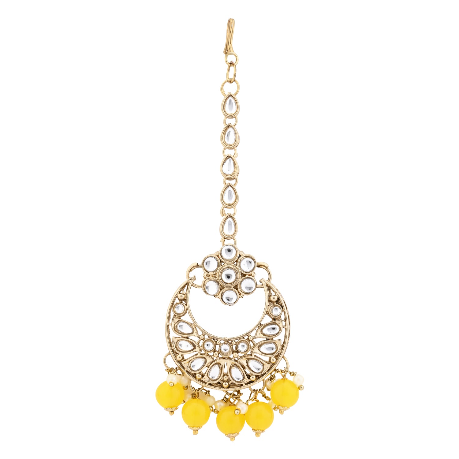 Aanchal Yellow Necklace Set
