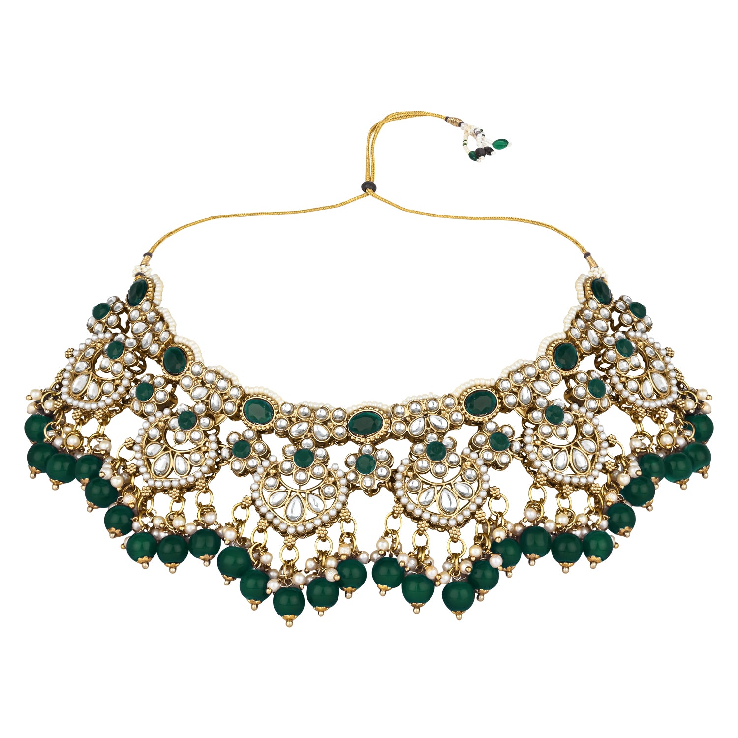 Nalini Green Choker Set